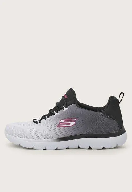 Tenis Training Blanco-Negro Skechers Summits - Bright Charmer