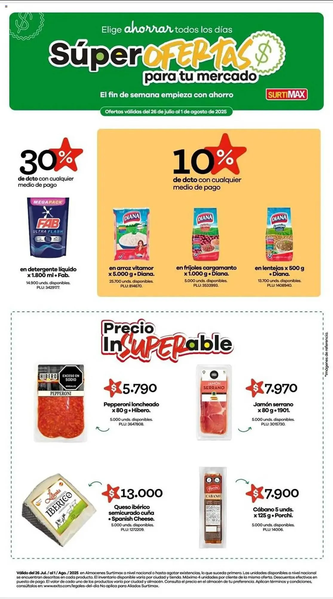 Catalogo de Catálogo Surtimax 26 de julio al 2 de agosto 2025 - Pag 2