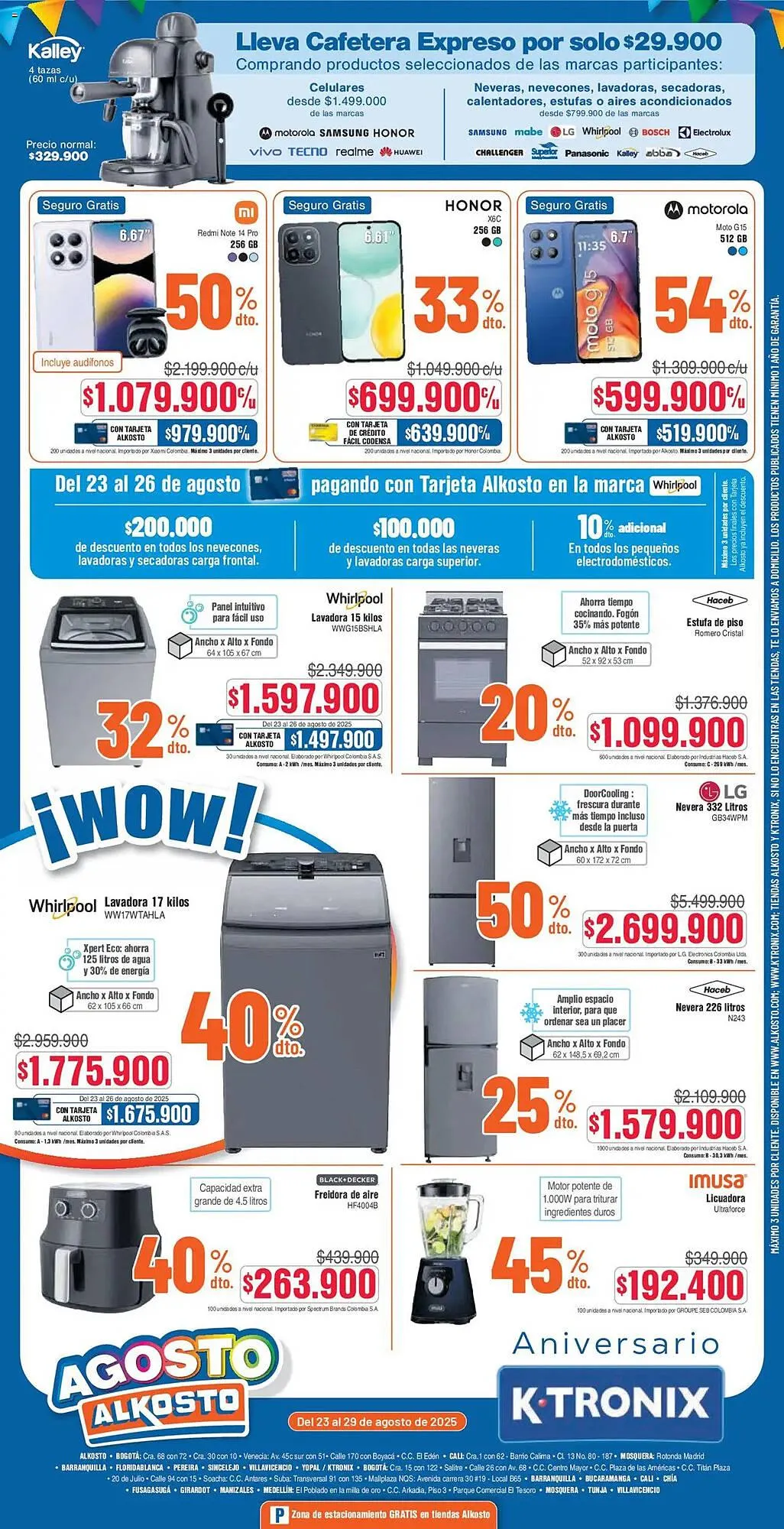 Catalogo de Catálogo Alkosto 23 de agosto al 1 de septiembre 2025 - Pag 8