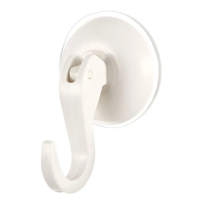 Ganchos adhesivos redondos x3, Medianos, Blancos