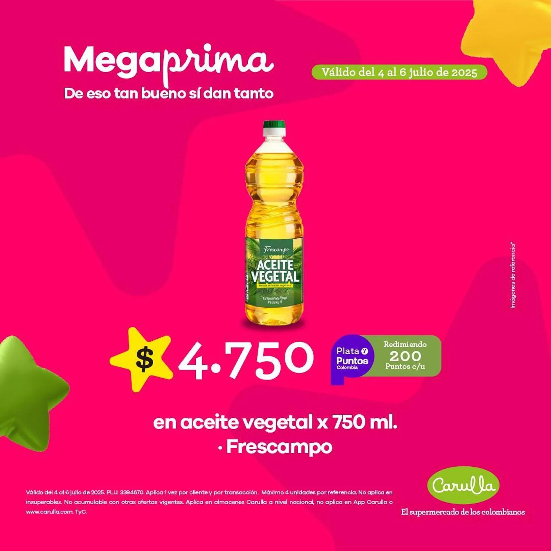 Catalogo de Catálogo Carulla 4 de julio al 6 de julio 2025 - Pag 1