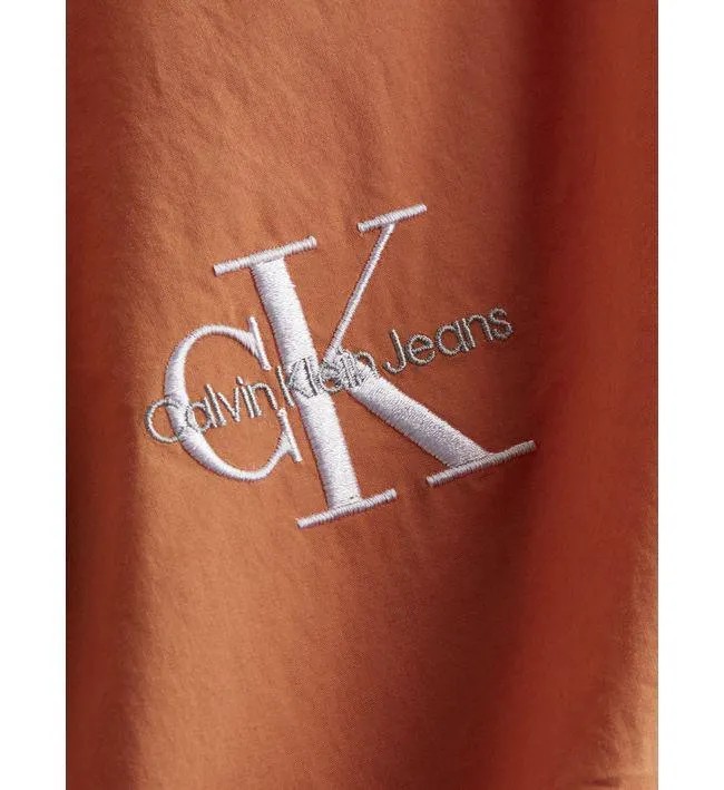 Camisa Naranja Oversize Con Logo