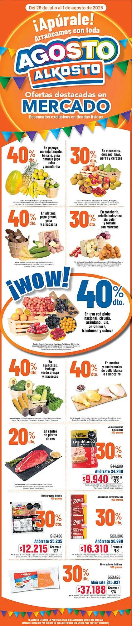 Catalogo de Catálogo Alkosto 28 de julio al 1 de agosto 2025 - Pag 1