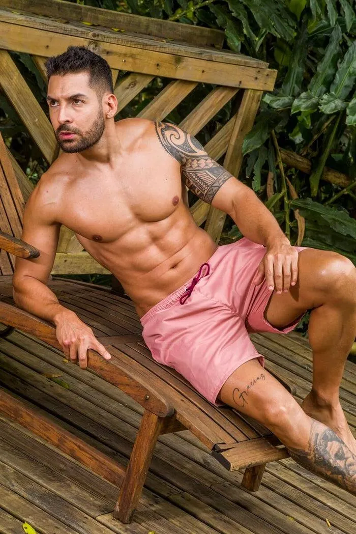 Men's Swim Trunks Quick Dry Shorts With Pockets 1001 00 17