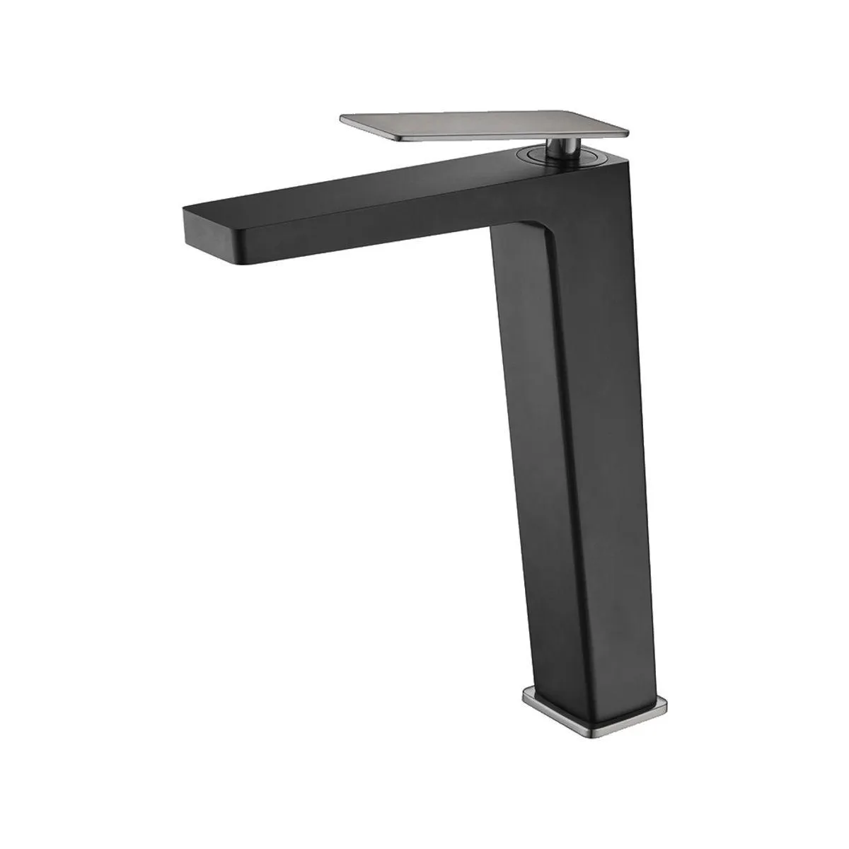 Grifería de lavamanos Alta Essenza Negro-Gunmetal Rosa Mate