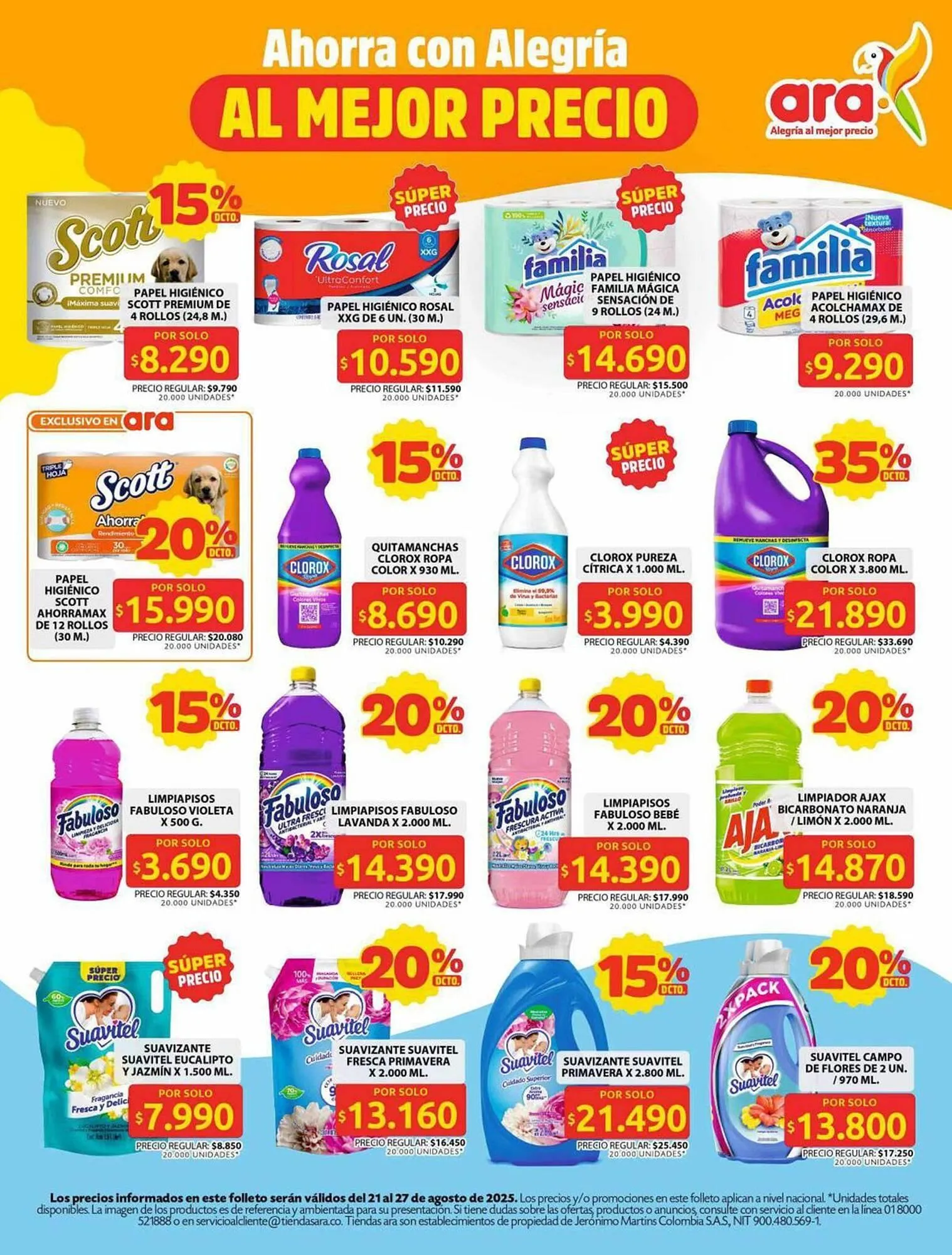 Catalogo de Catálogo Ara 21 de agosto al 28 de agosto 2025 - Pag 10