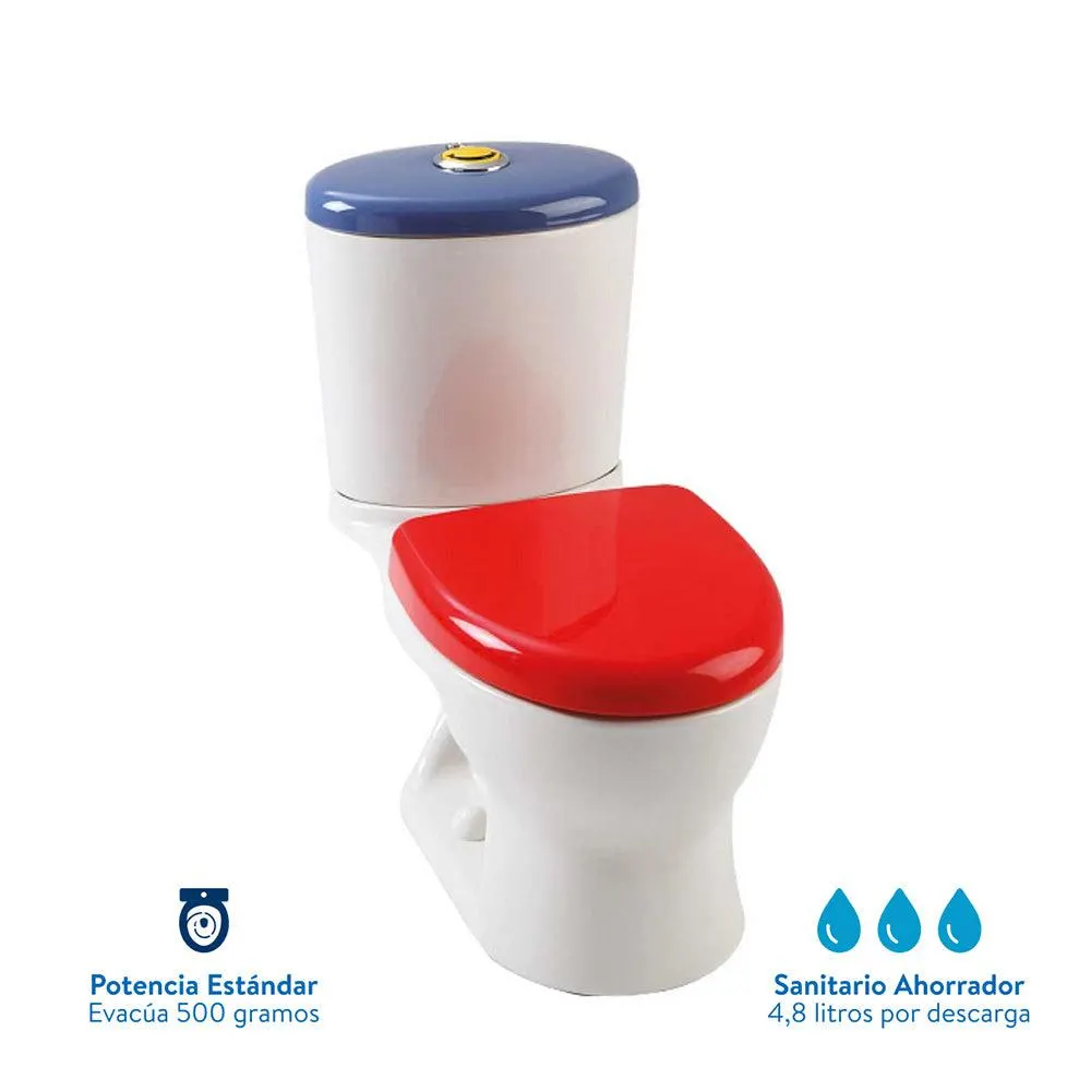 Sanitario Corona Infantil Kiddy Bicolor