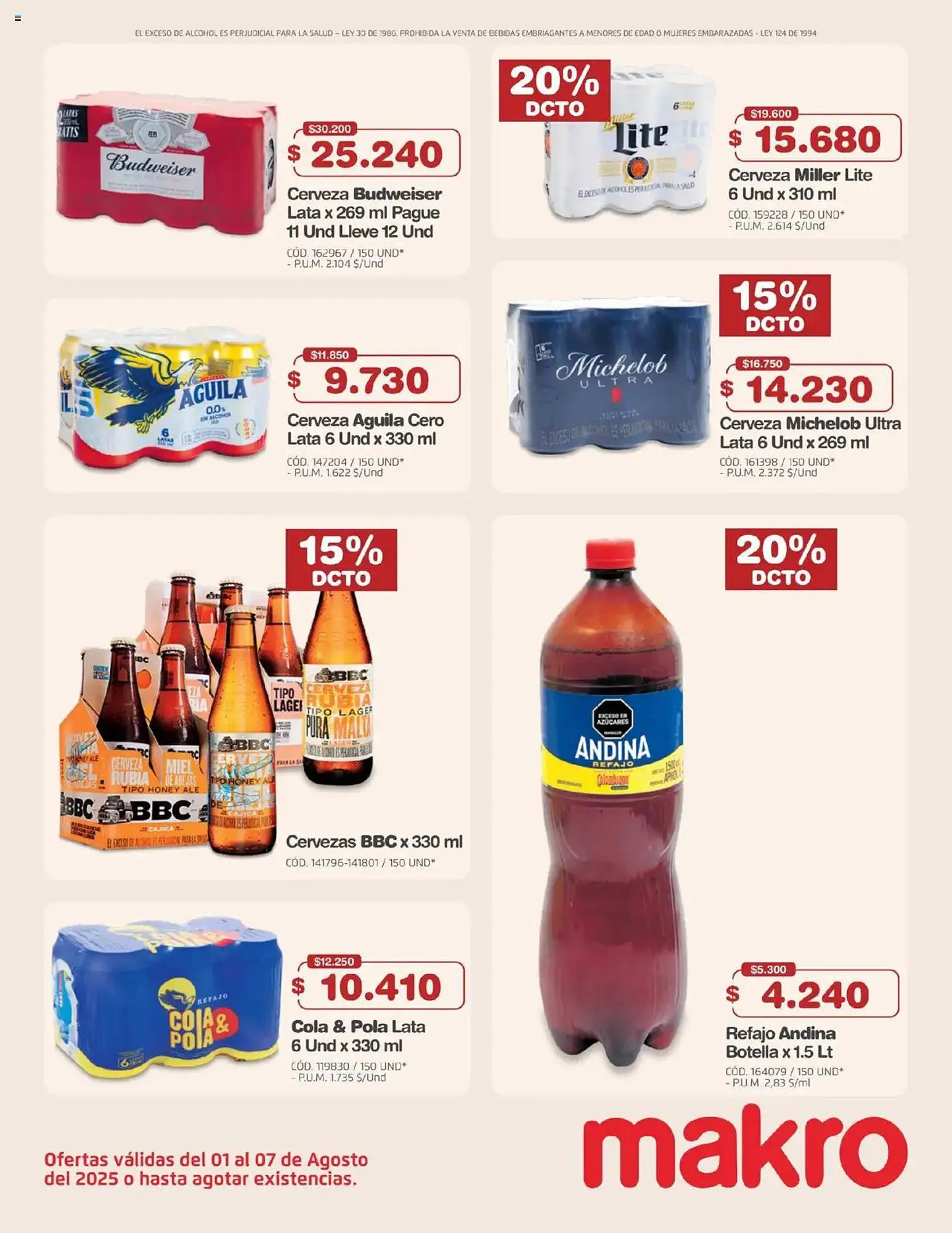 Catalogo de Catálogo Makro 1 de agosto al 8 de agosto 2025 - Pag 4