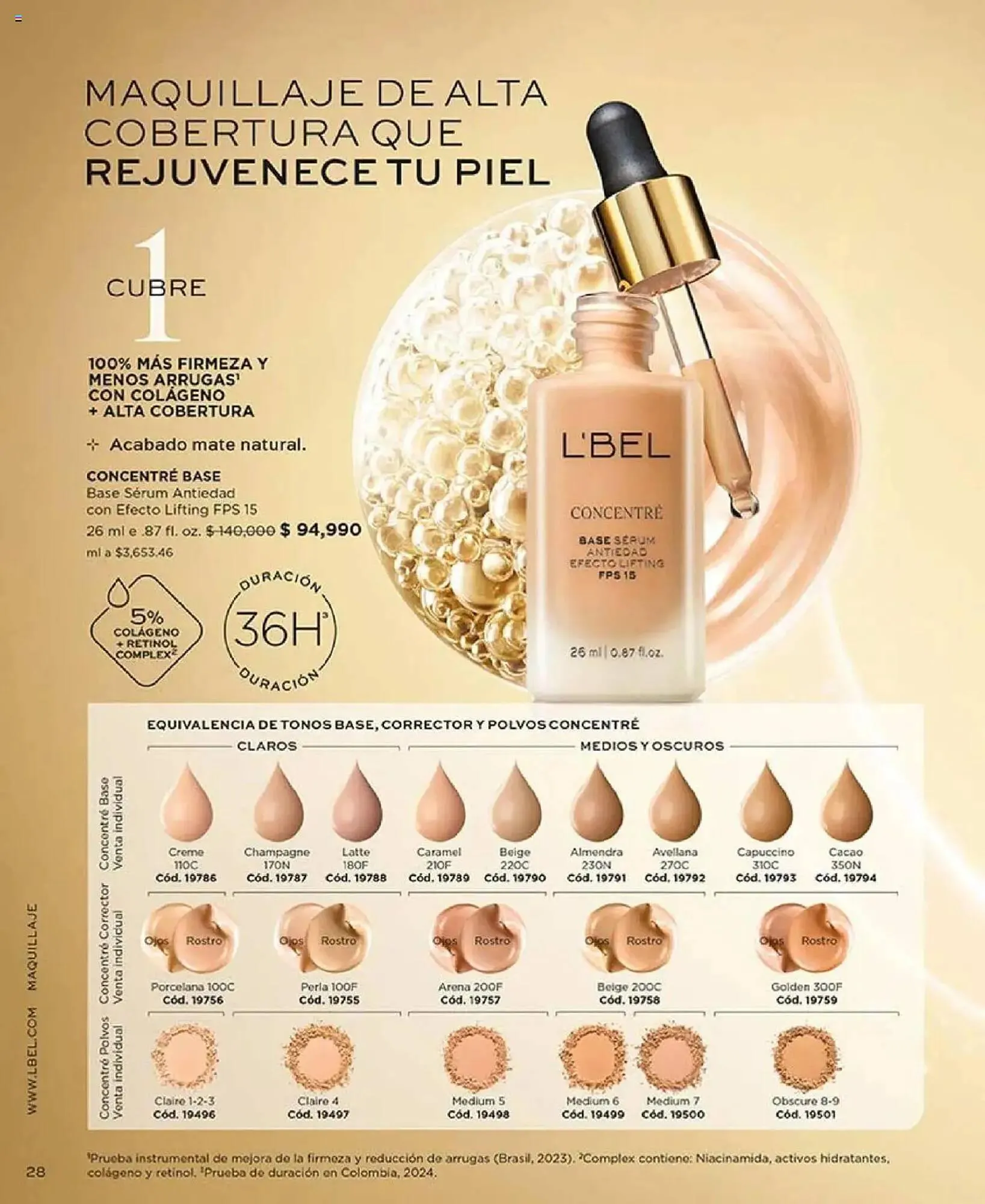 Catalogo de Catálogo L'bel 21 de abril al 30 de junio 2025 - Pag 28