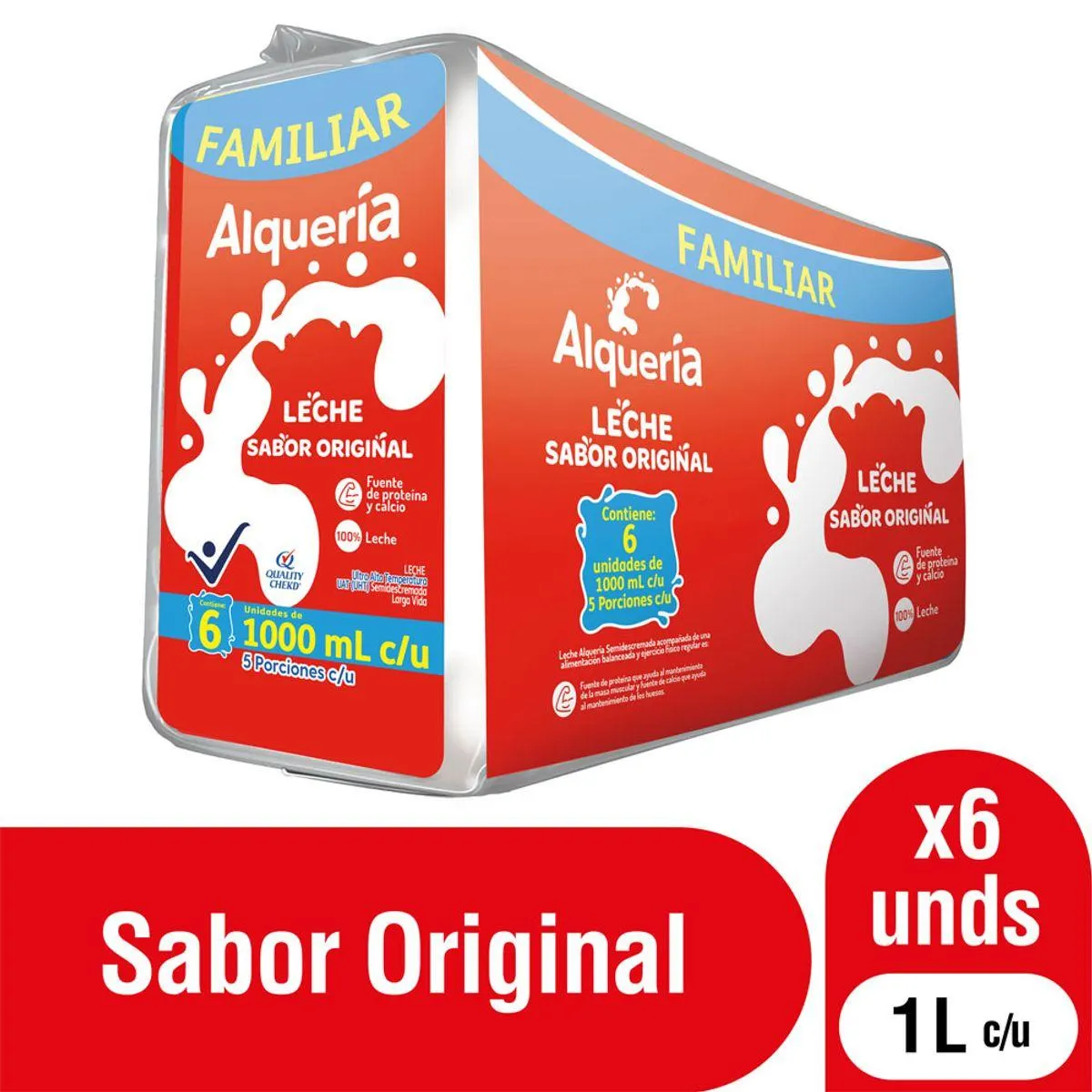 Leche Sabor Original Alqueria 1L x6unds