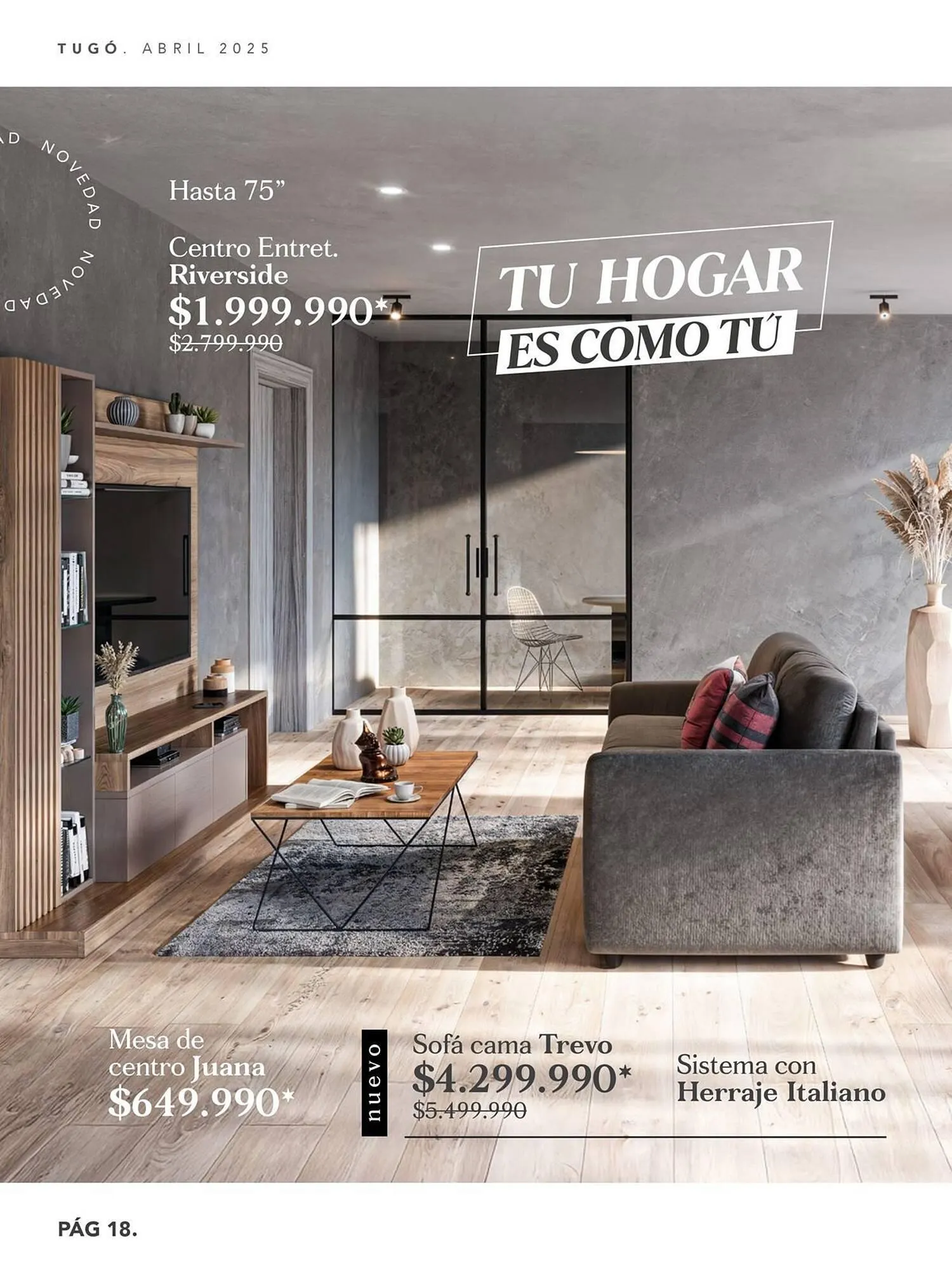 Catalogo de Catálogo Tugó 8 de abril al 30 de abril 2025 - Pag 18