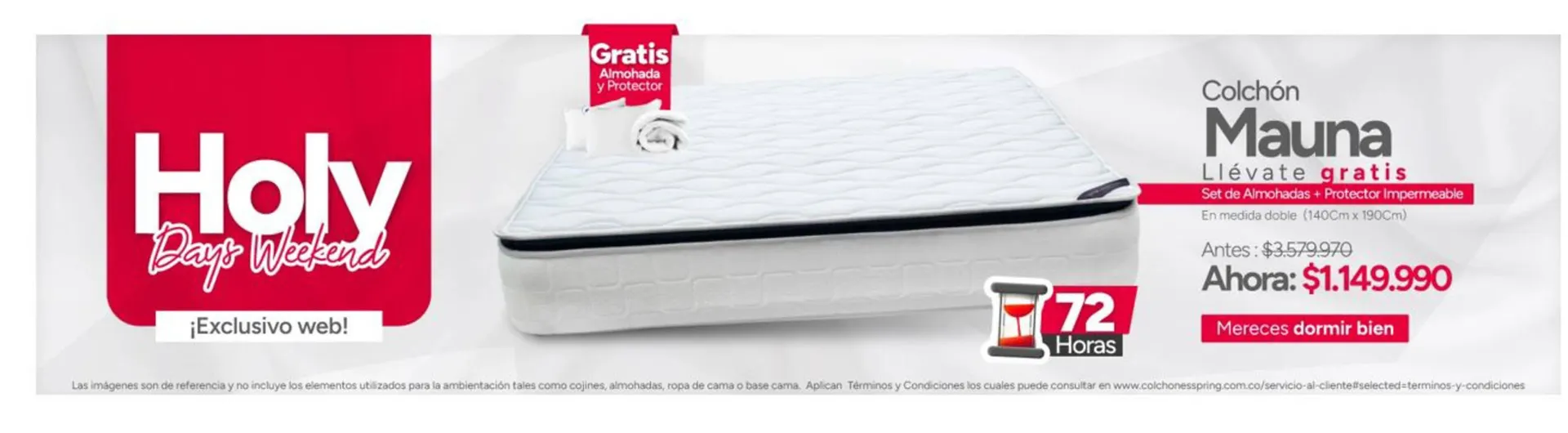 Catalogo de Catálogo Colchones Spring 15 de abril al 30 de abril 2025 - Pag 1