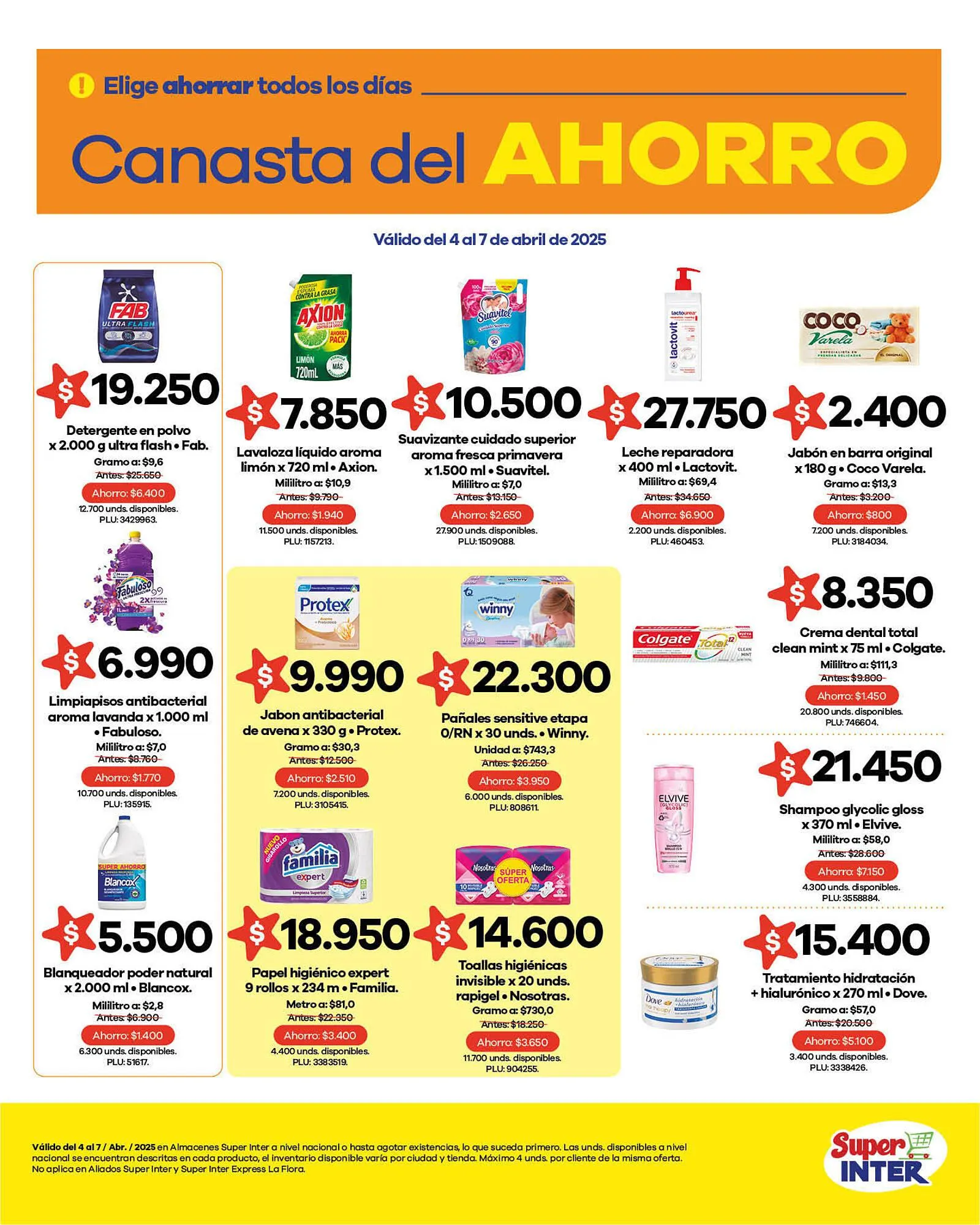 Catalogo de Catálogo Super Inter 4 de abril al 7 de abril 2025 - Pag 4