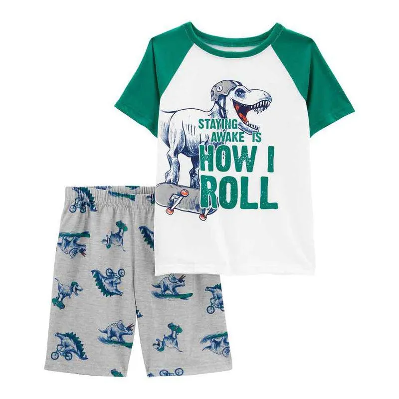 Pijama Dinosaurio 2 piezas Niño Talla 6