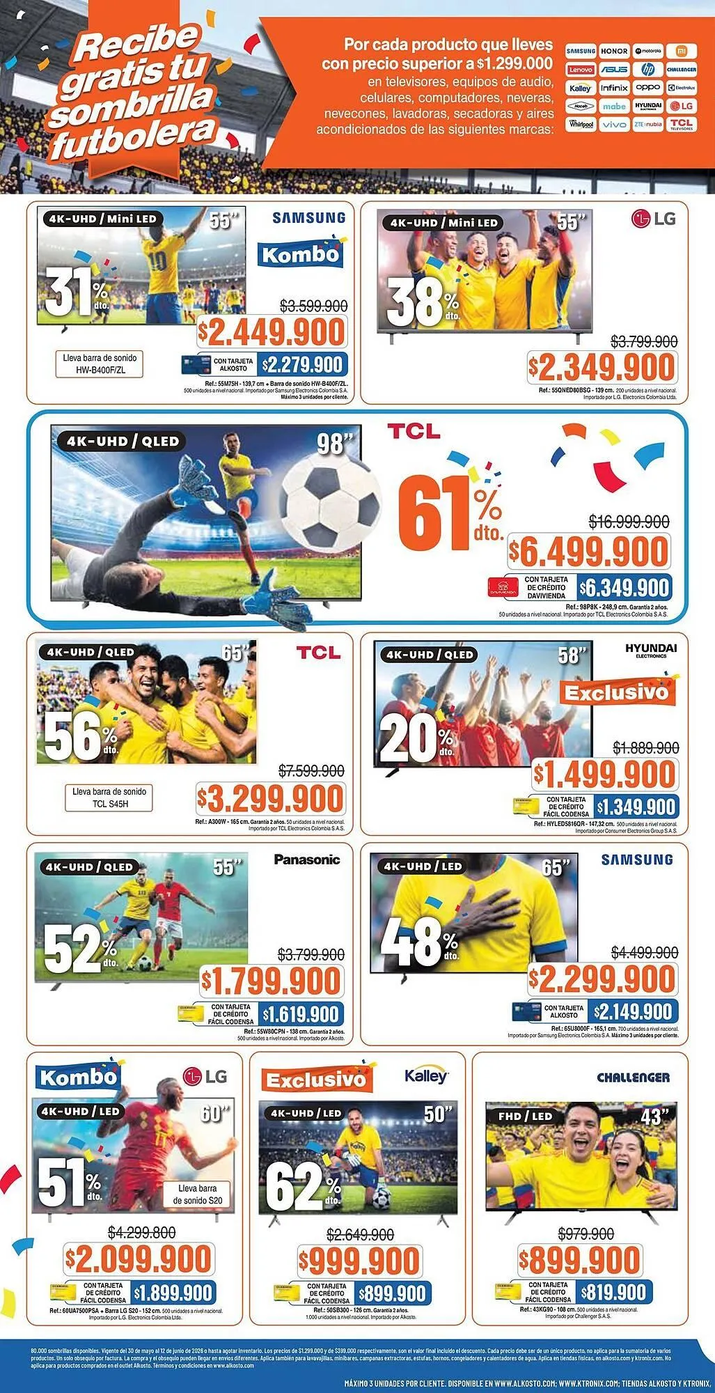 Catalogo de Catálogo Alkosto 6 de junio al 12 de junio 2026 - Pag 2