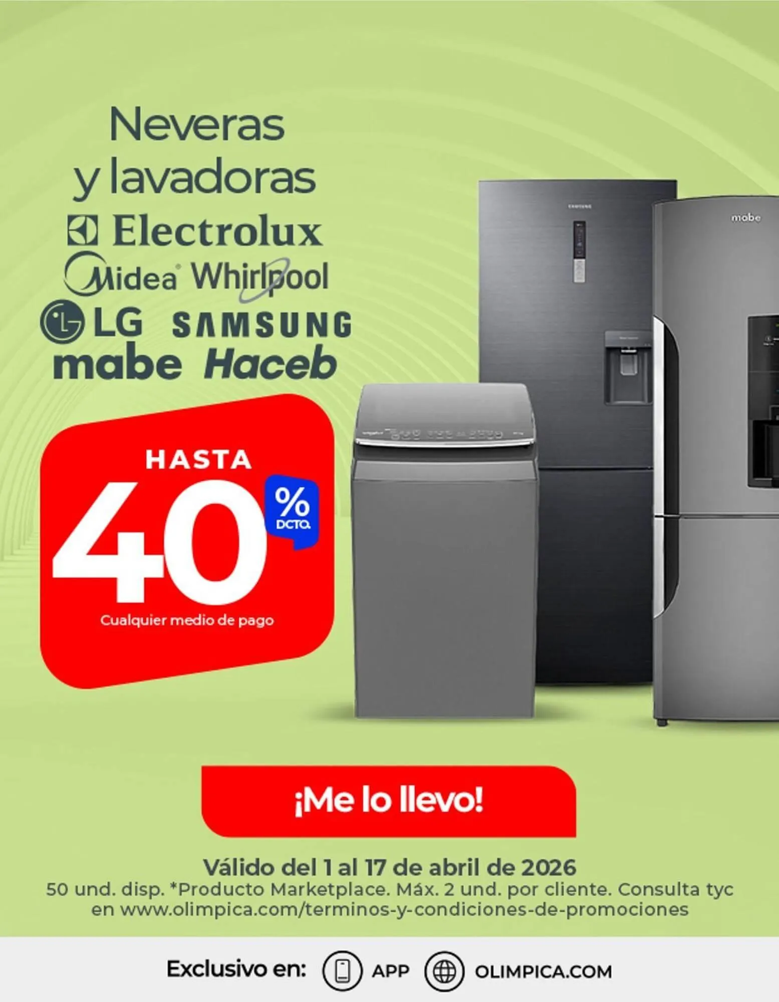 Catalogo de Catálogo Olímpica 1 de abril al 17 de abril 2026 - Pag 1