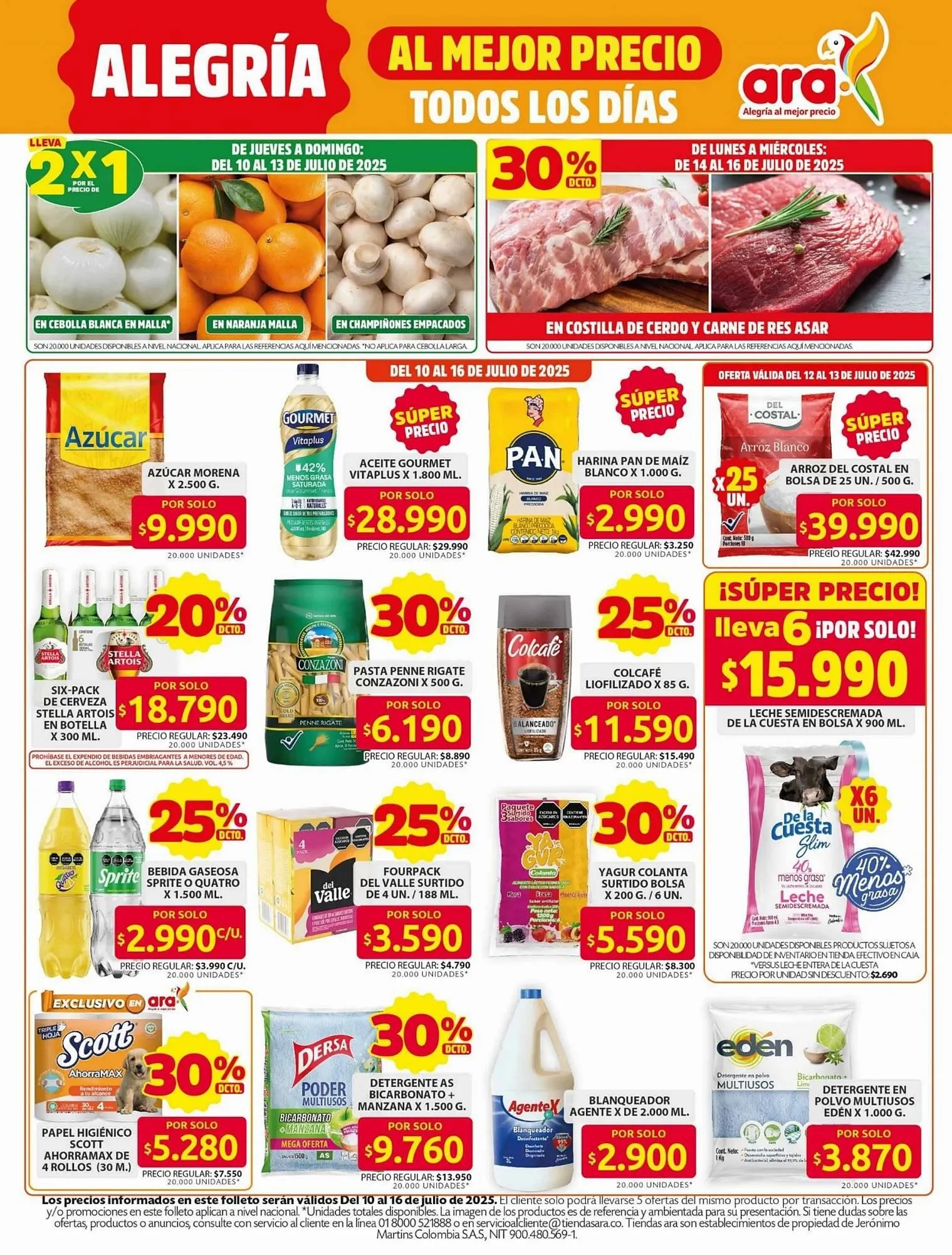 Catalogo de Catálogo Ara 10 de julio al 17 de julio 2025 - Pag 1