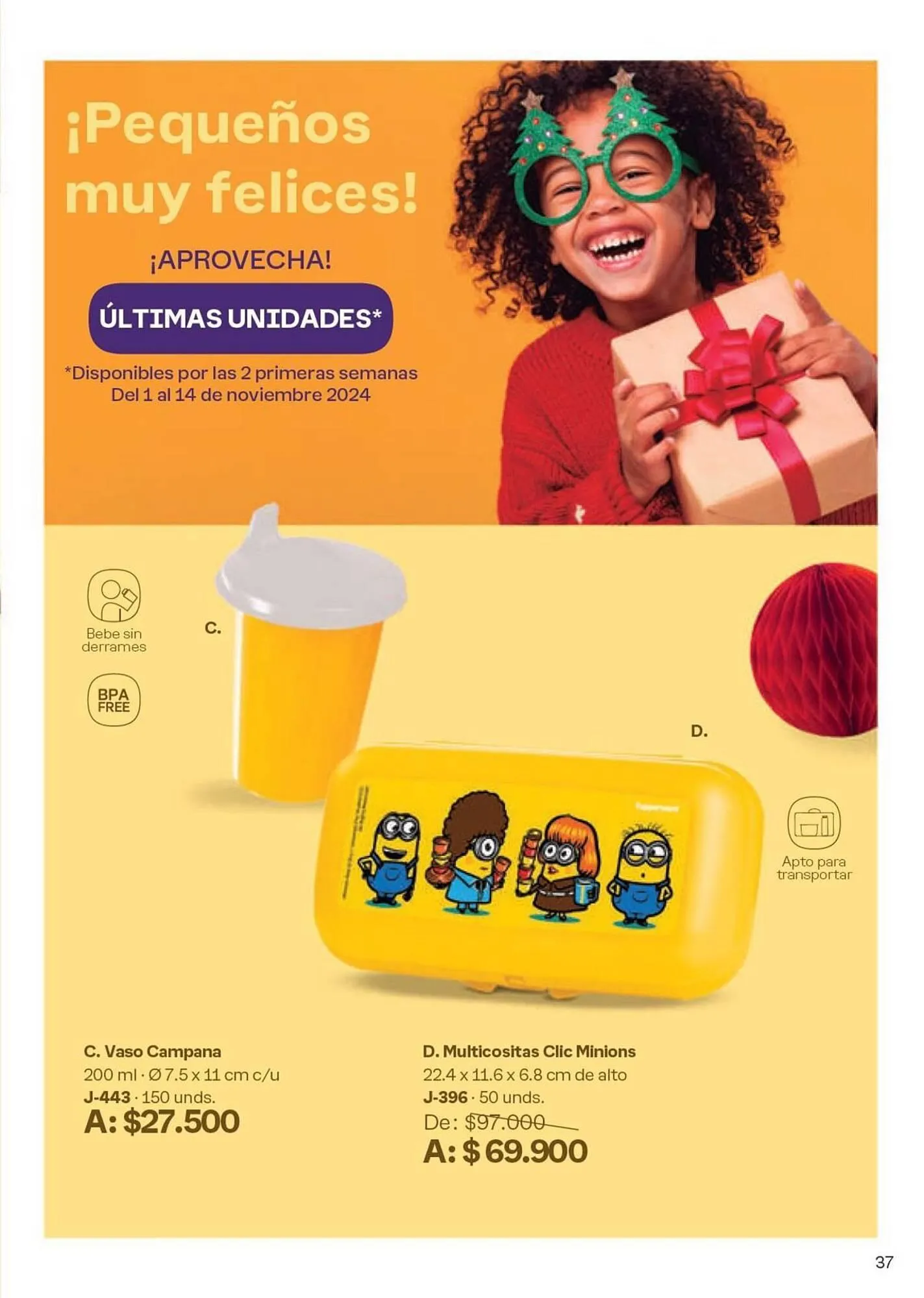 Catalogo de Catálogo Tupperware 19 de noviembre al 31 de diciembre 2024 - Pag 37