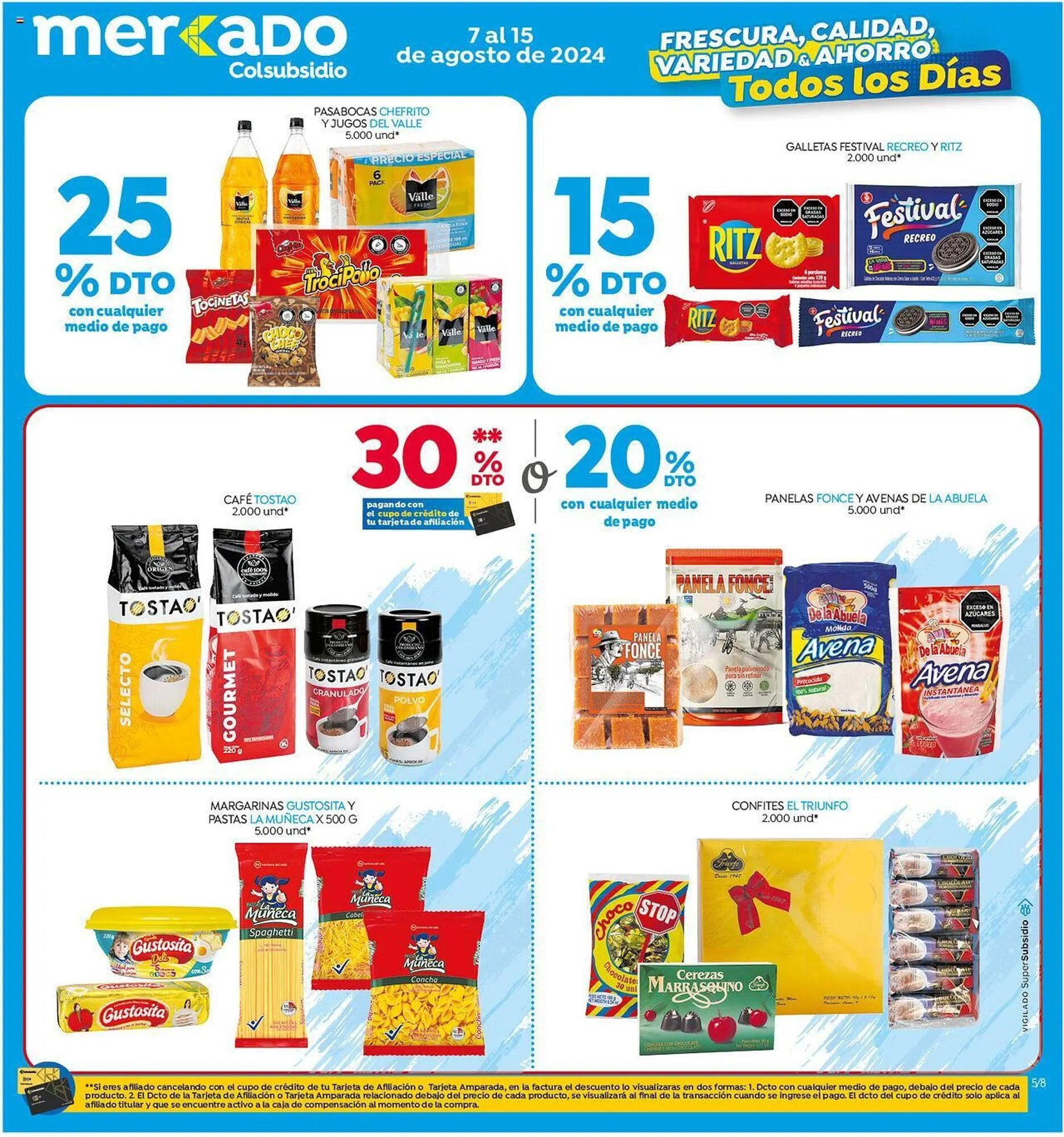 Catalogo de Catálogo Colsubsidio 7 de agosto al 15 de agosto 2024 - Pag 5