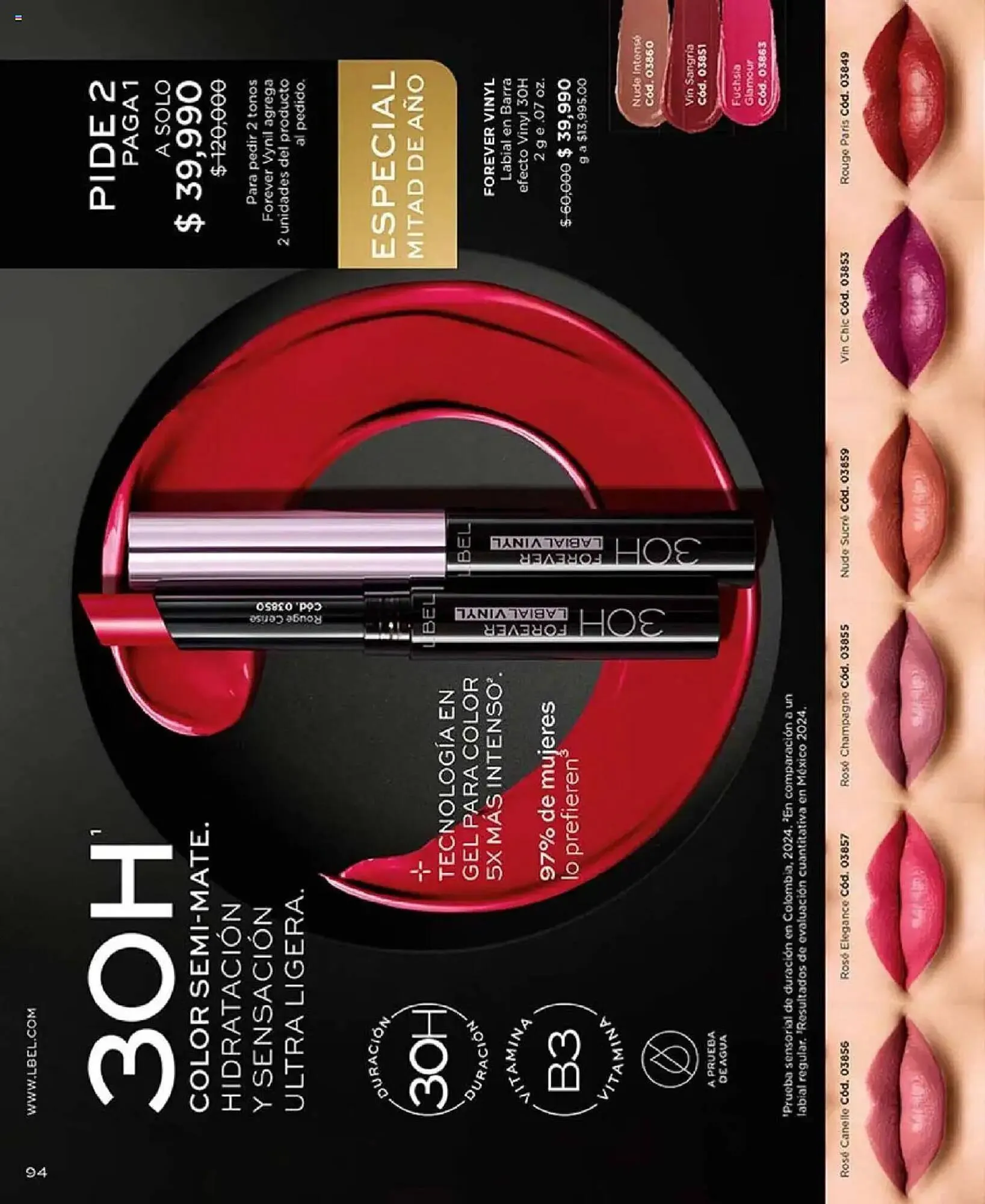 Catalogo de Catálogo L'bel 27 de mayo al 27 de julio 2025 - Pag 94