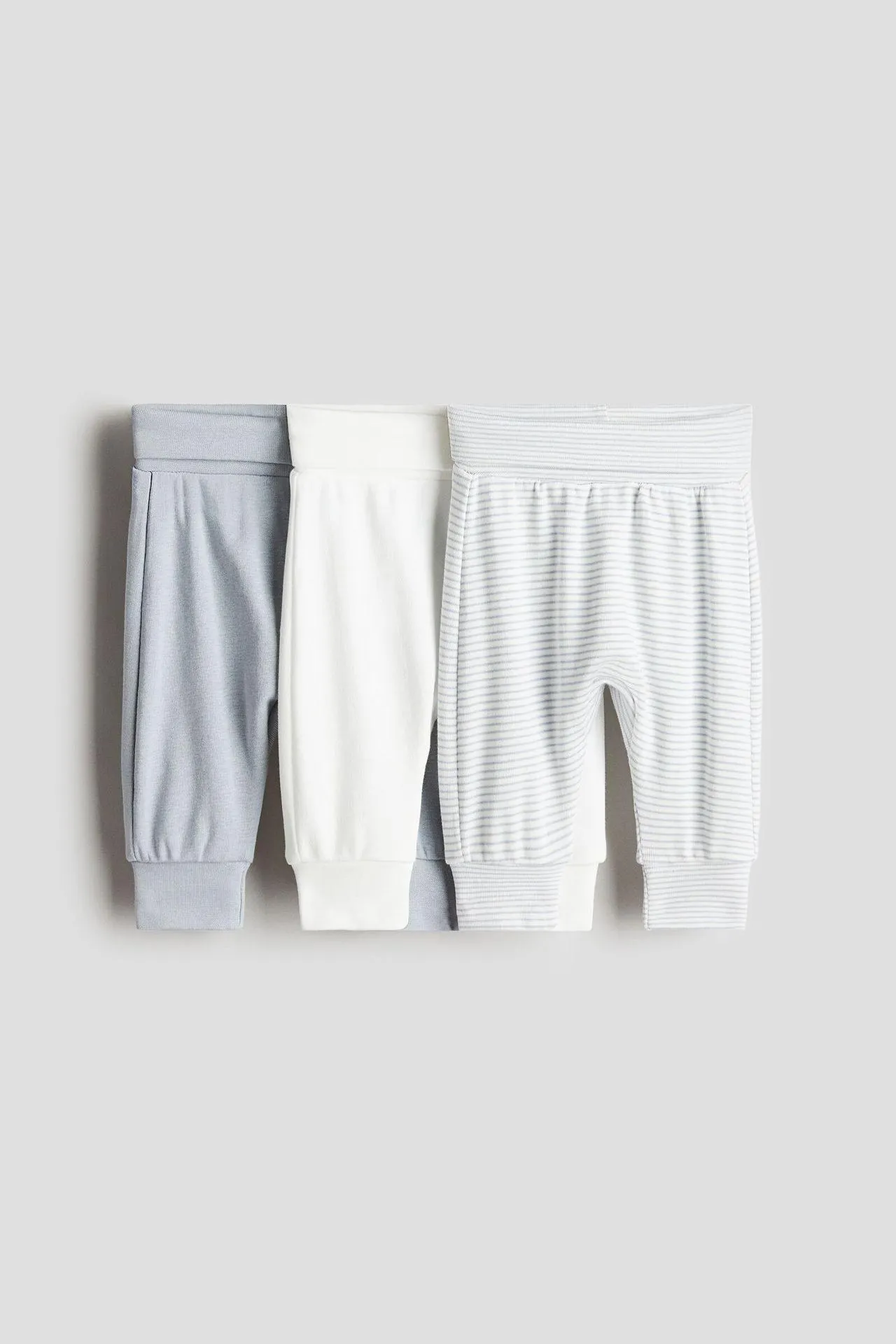 Pack de 3 pantalones con cintura desplegable