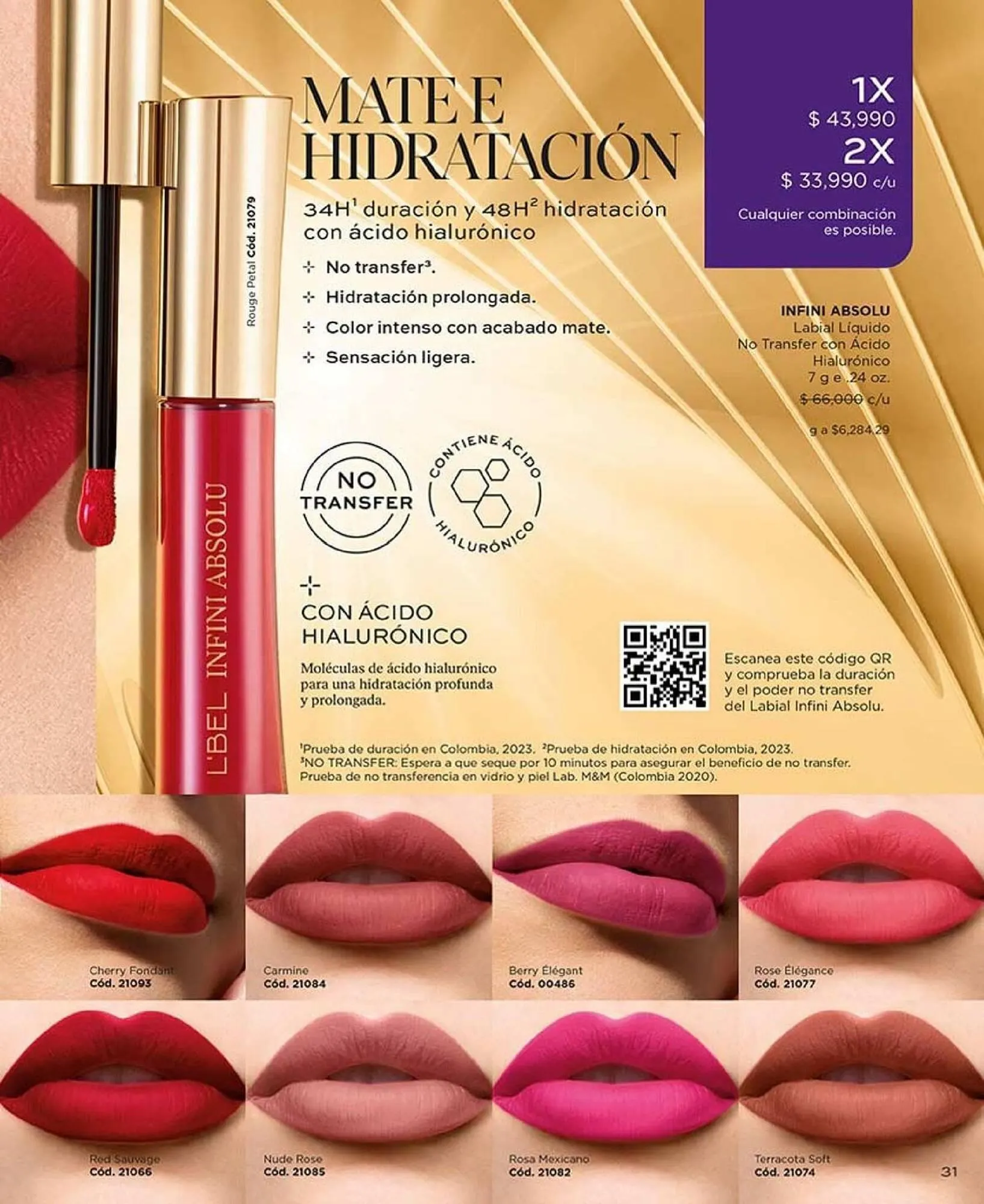 Catalogo de Catálogo L'bel 25 de marzo al 30 de abril 2025 - Pag 31