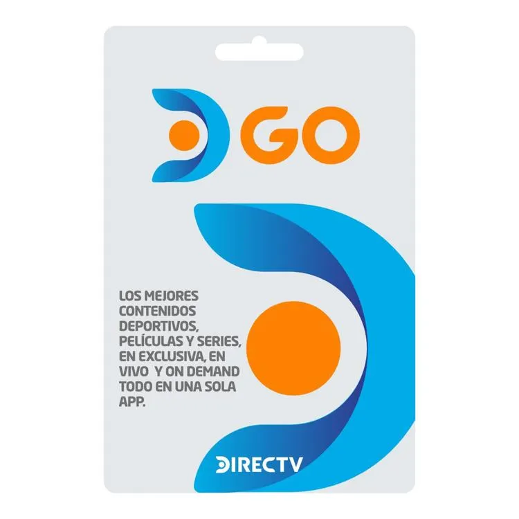Pin Virtual Directv Go $ 79.000
