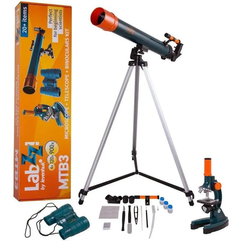 Telescopio binoculares microscopio Combo niños levenhuk labzz mtb3
