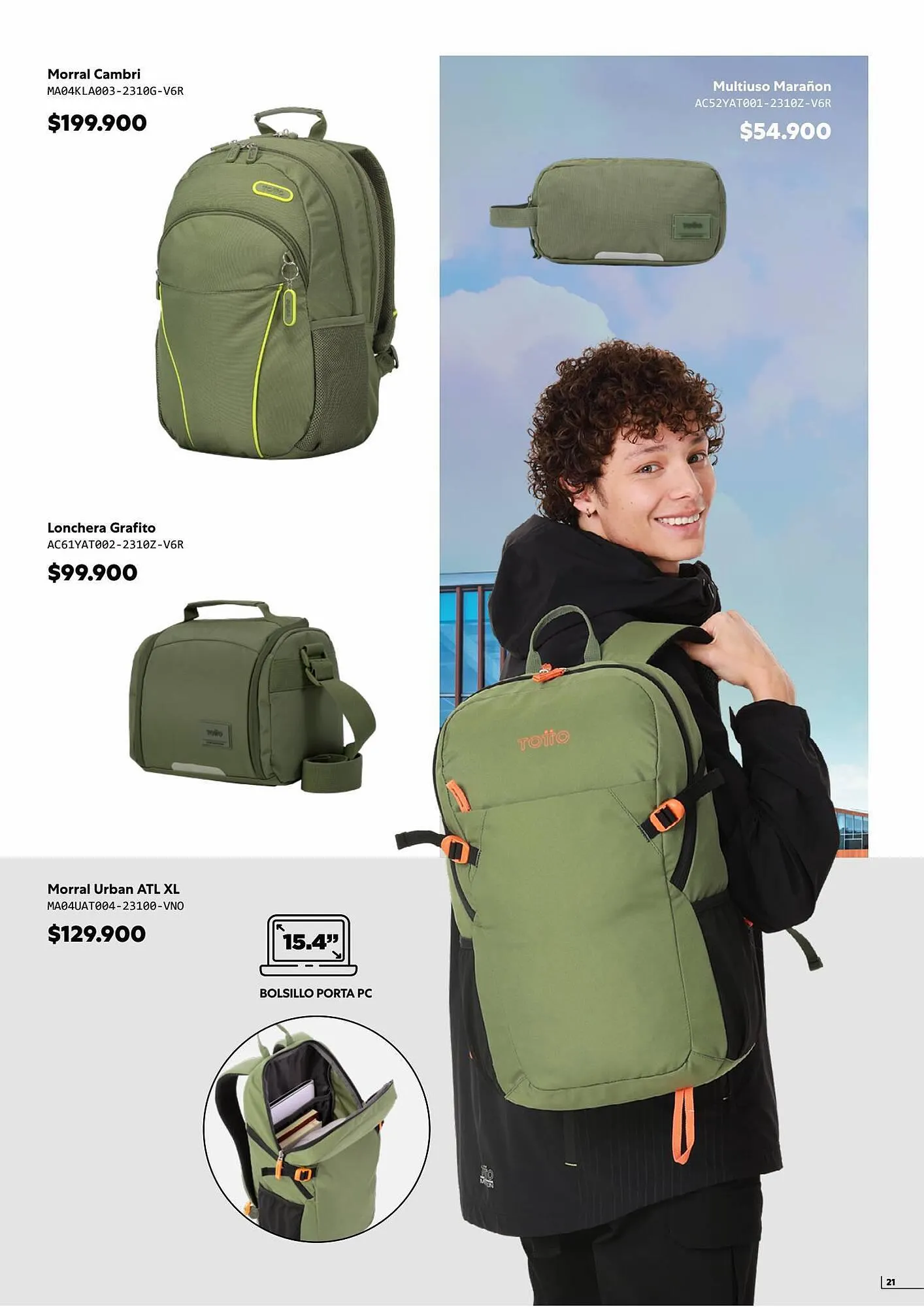 Catalogo de Catálogo Totto 1 de agosto al 31 de agosto 2023 - Pag 21