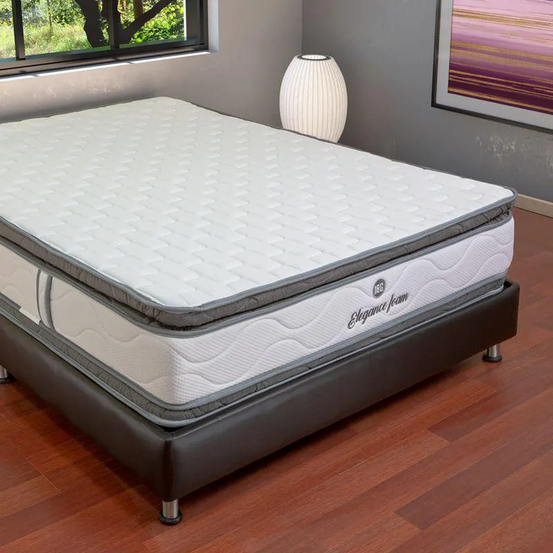 COLCHÓN IBG ELEGANCE FOAM 1.40*1.90 CM + PROTECTOR