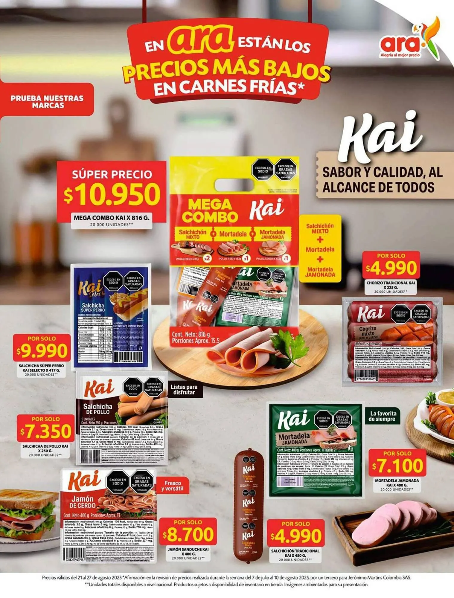 Catalogo de Catálogo Ara 21 de agosto al 28 de agosto 2025 - Pag 4