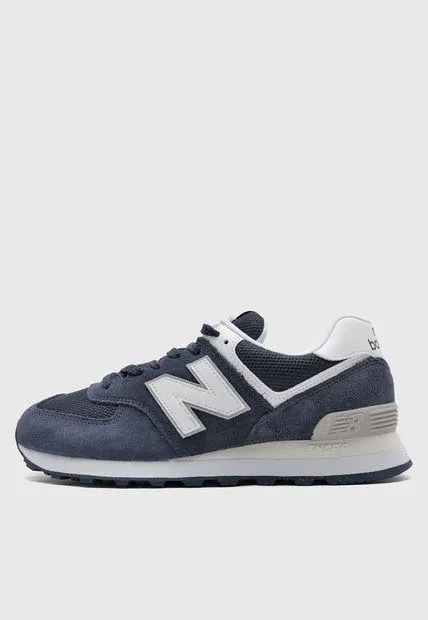Tenis Lifestyle Azul Navy-Blanco new balance 574