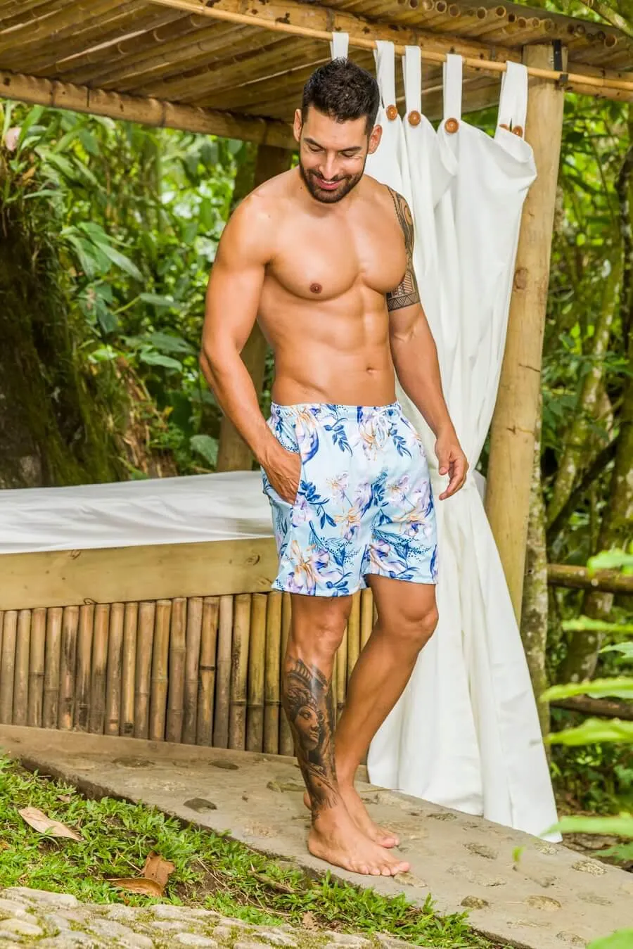 Men's Swim Trunks Quick Dry Shorts With Pockets 1001 05 09