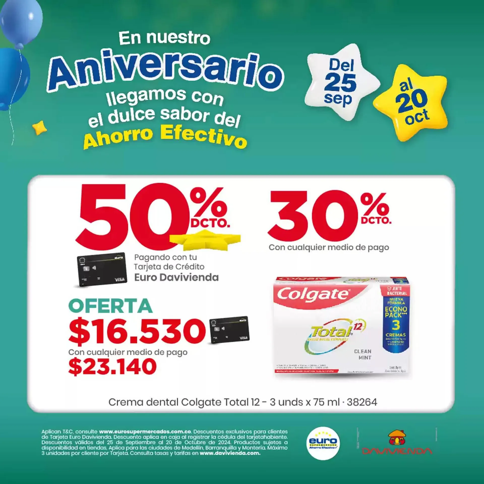 Catalogo de Catálogo Euro Supermercados 14 de octubre al 28 de octubre 2024 - Pag 3