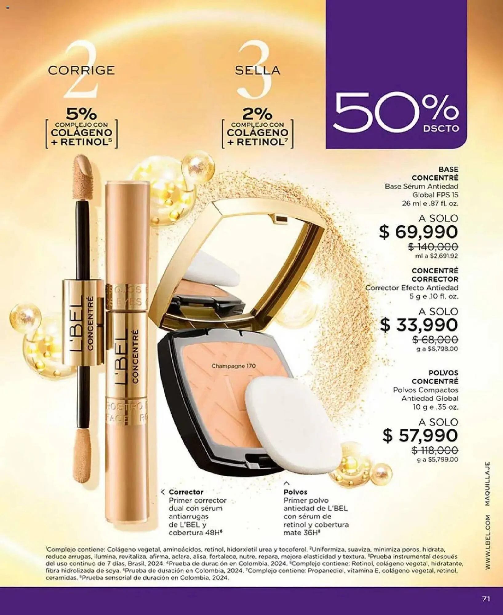 Catalogo de Catálogo L'bel 6 de enero al 15 de febrero 2026 - Pag 71