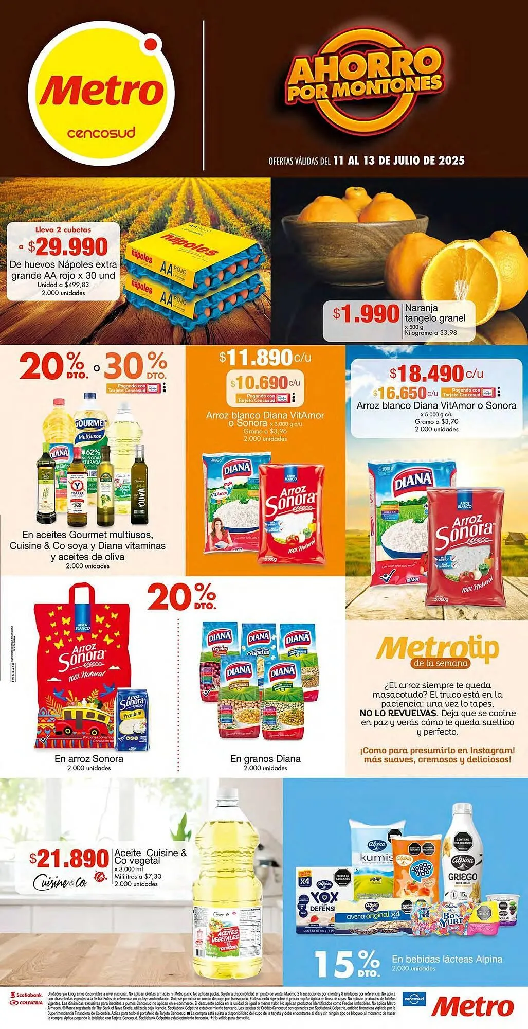 Catalogo de Catálogo Metro 11 de julio al 13 de julio 2025 - Pag 1