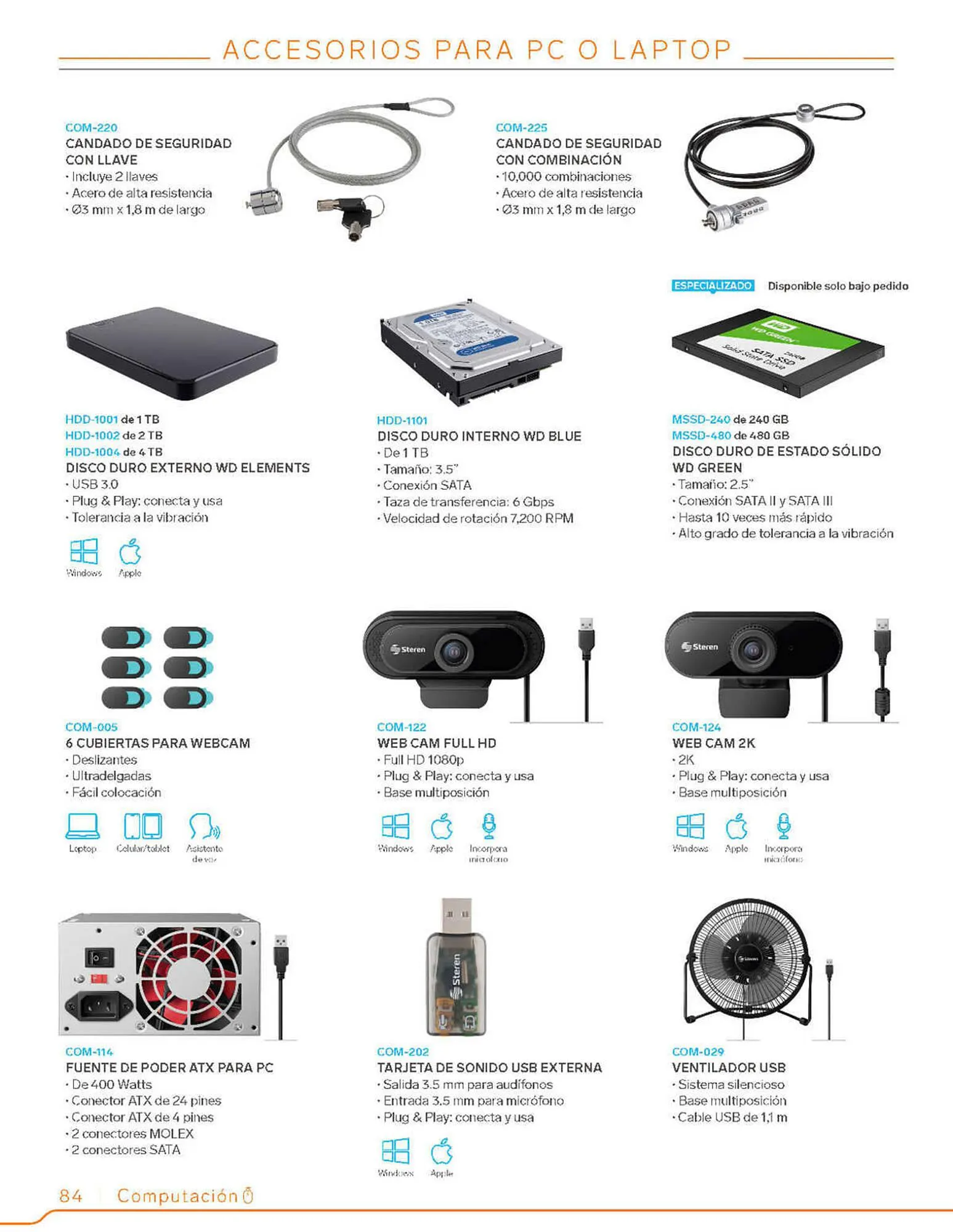 Catalogo de Catálogo Steren 2 de febrero al 5 de septiembre 2023 - Pag 104