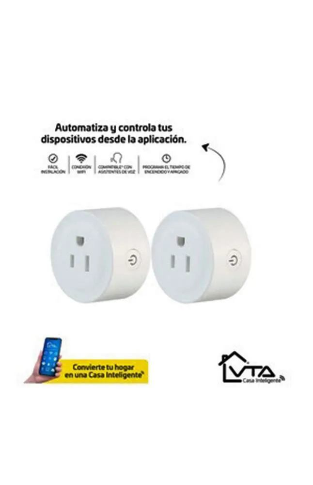 Set x 2 Tomacorrientes Inteligente VTA