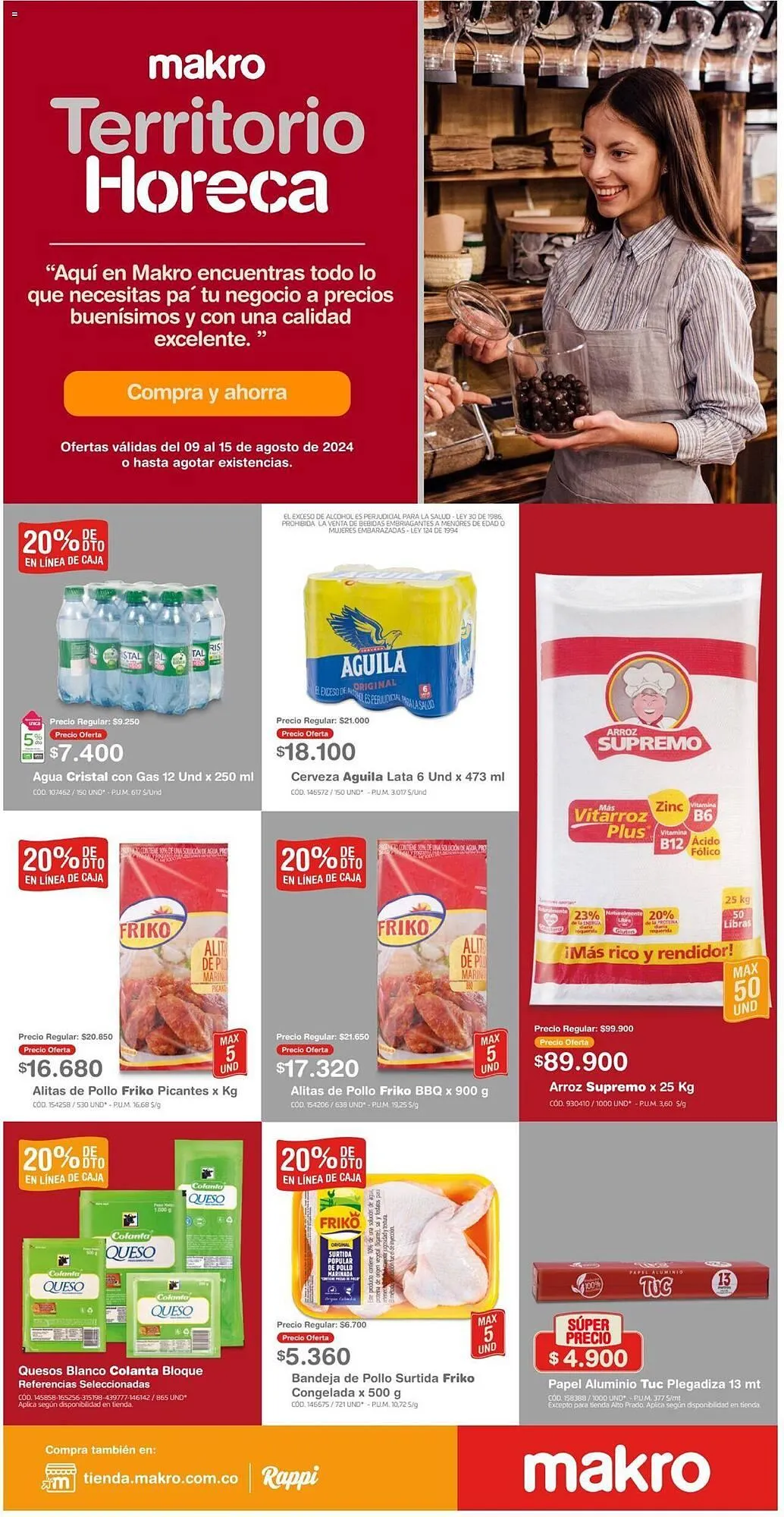 Catalogo de Catálogo Makro 9 de agosto al 15 de agosto 2024 - Pag 1