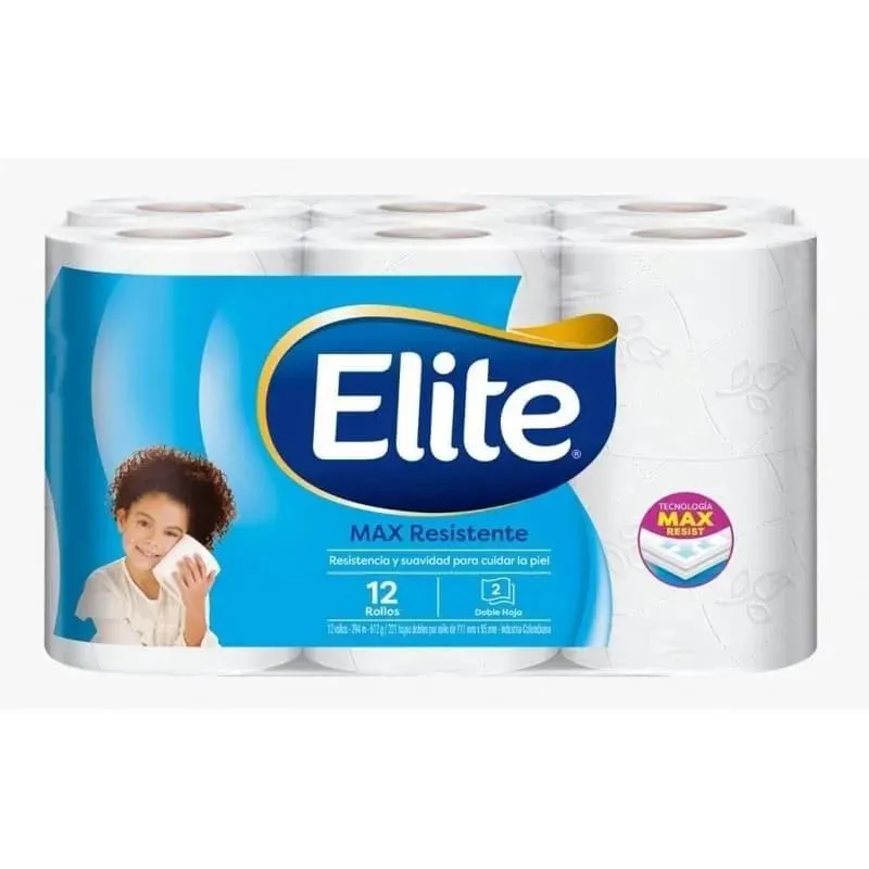Papel Higienico Elite Max Np Doble Hoja 12 und