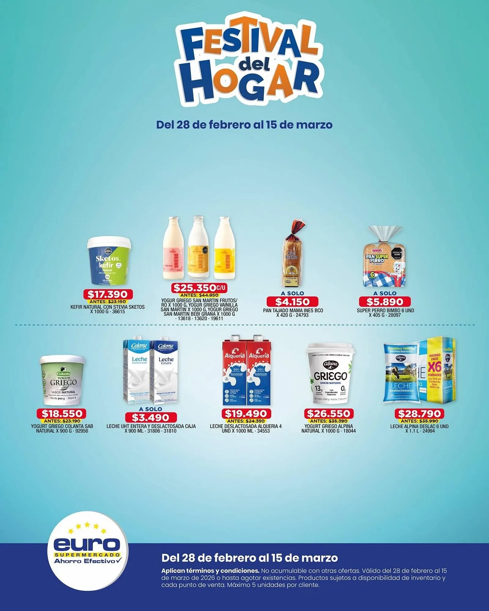 Catalogo de Catálogo Euro Supermercados 3 de marzo al 15 de marzo 2026 - Pag 1