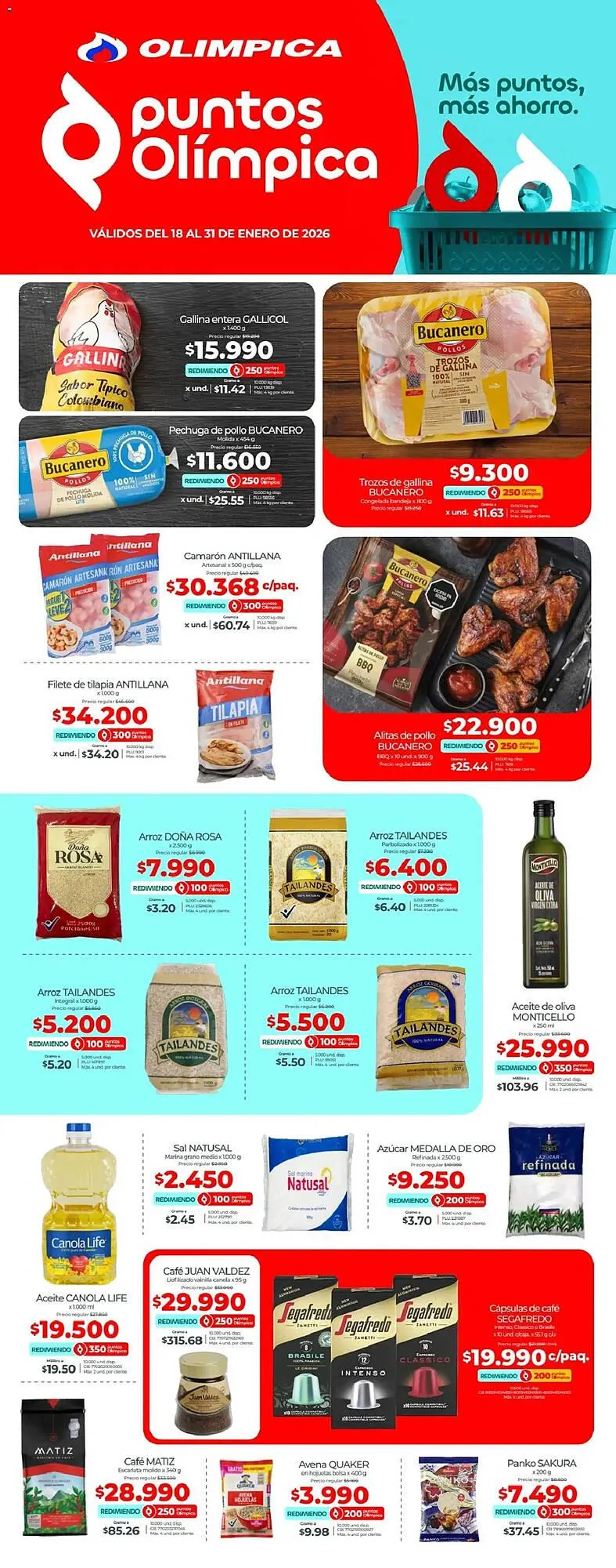 Catalogo de Catálogo Olímpica 18 de enero al 31 de enero 2026 - Pag 1