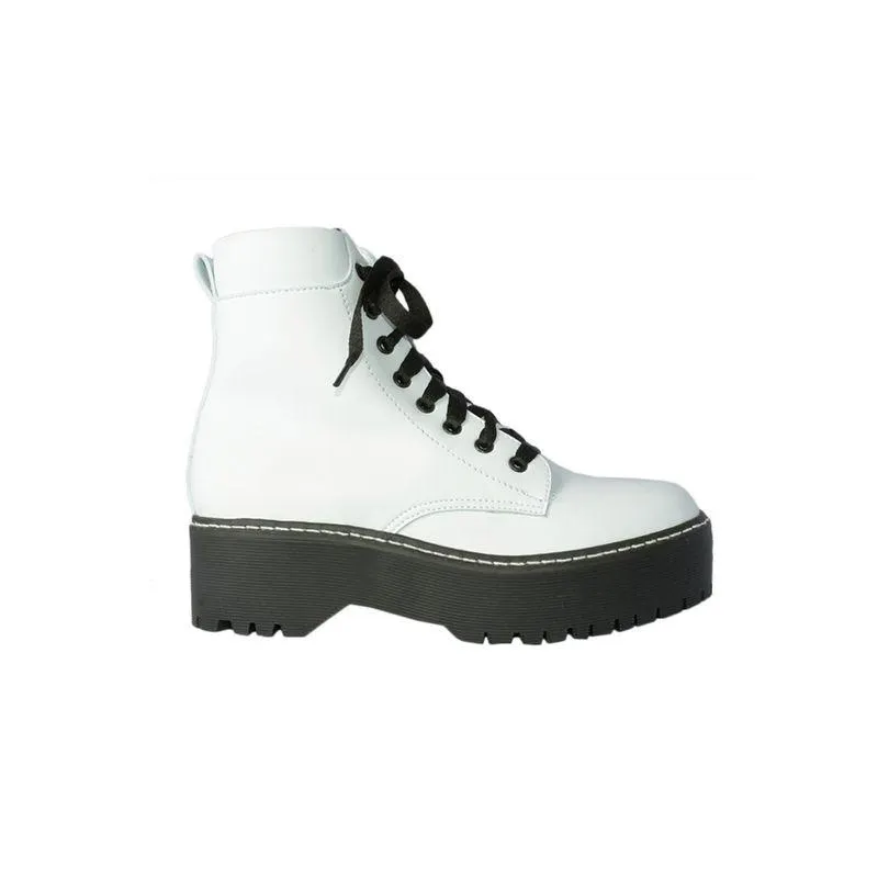 Botin blanco para mujer maddox