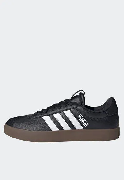 Tenis Skateboarding Negro-Blanco-Café adidas Performance VL Court 3.0 Low