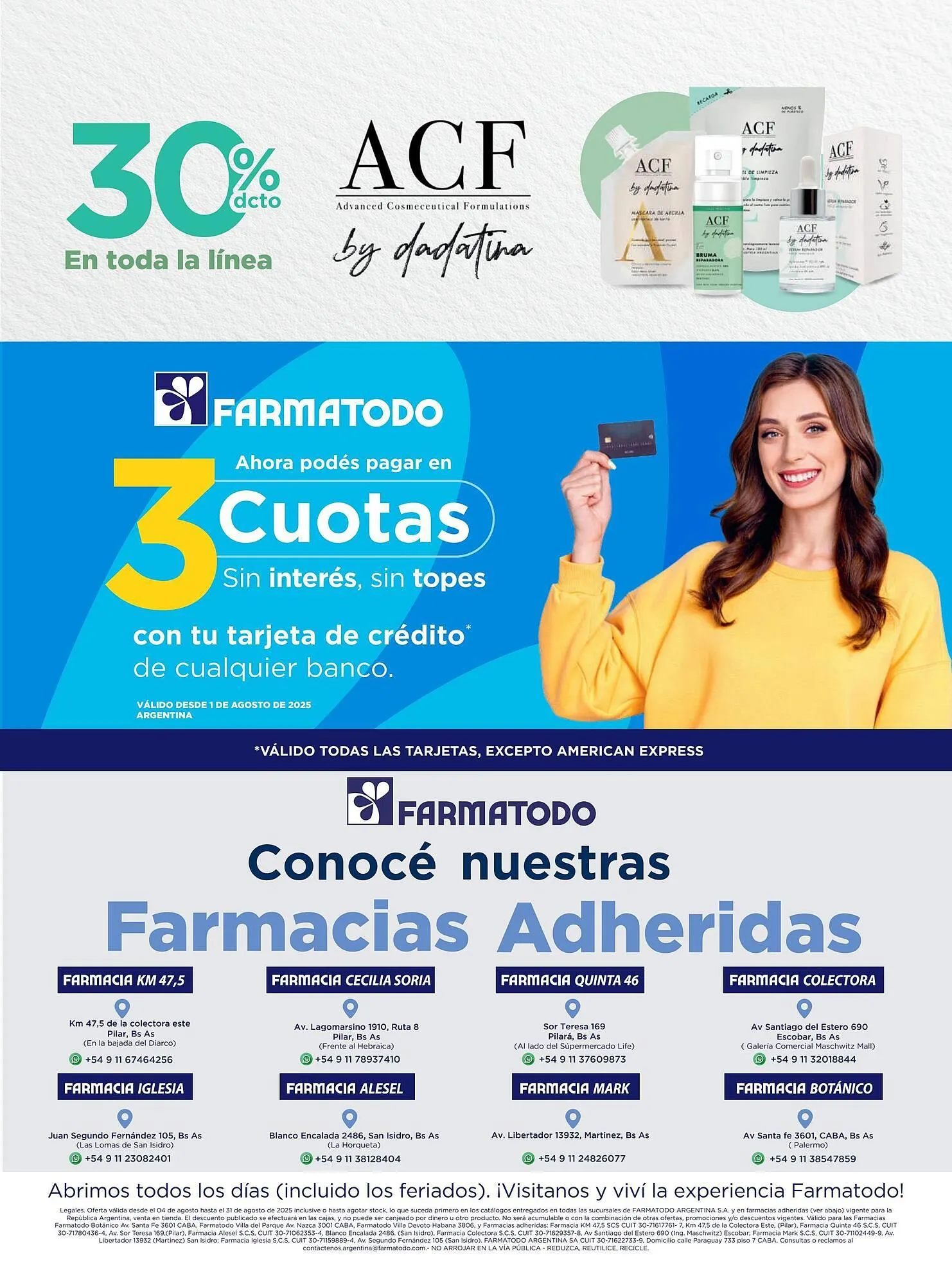 Catalogo de Catálogo FarmaTodo 1 de agosto al 31 de agosto 2025 - Pag 8