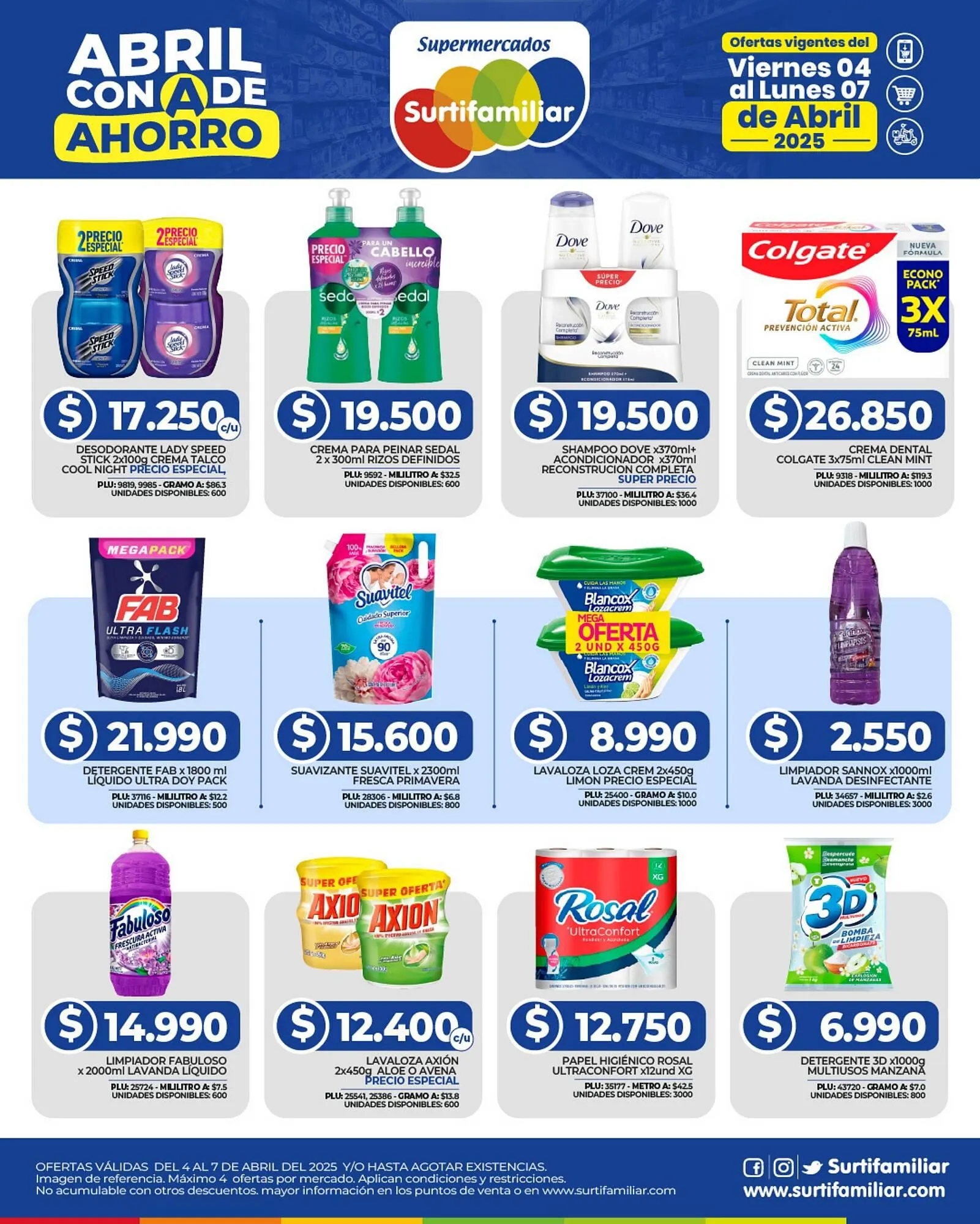 Catalogo de Catálogo Surtifamiliar 4 de abril al 7 de abril 2025 - Pag 6