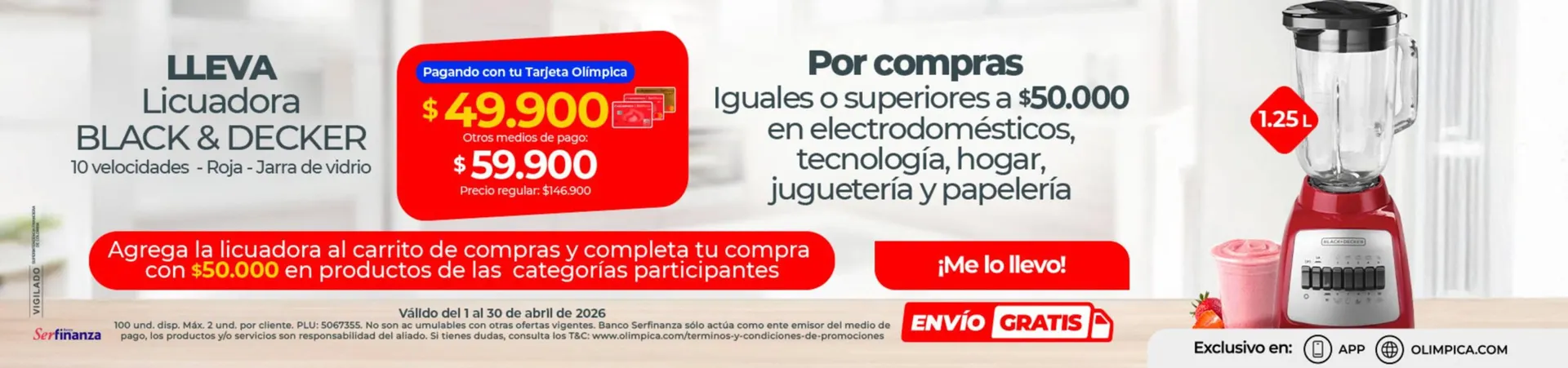 Catalogo de Catálogo Olímpica 1 de abril al 30 de abril 2026 - Pag 1