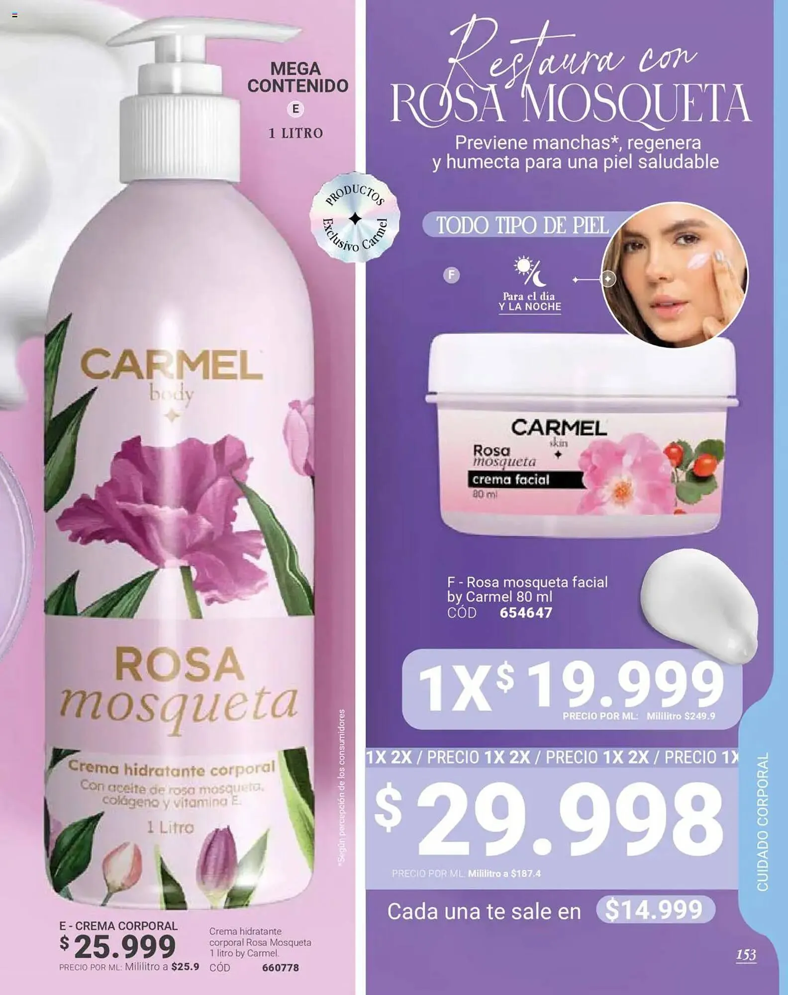 Catalogo de Catálogo Carmel 19 de mayo al 10 de julio 2025 - Pag 153