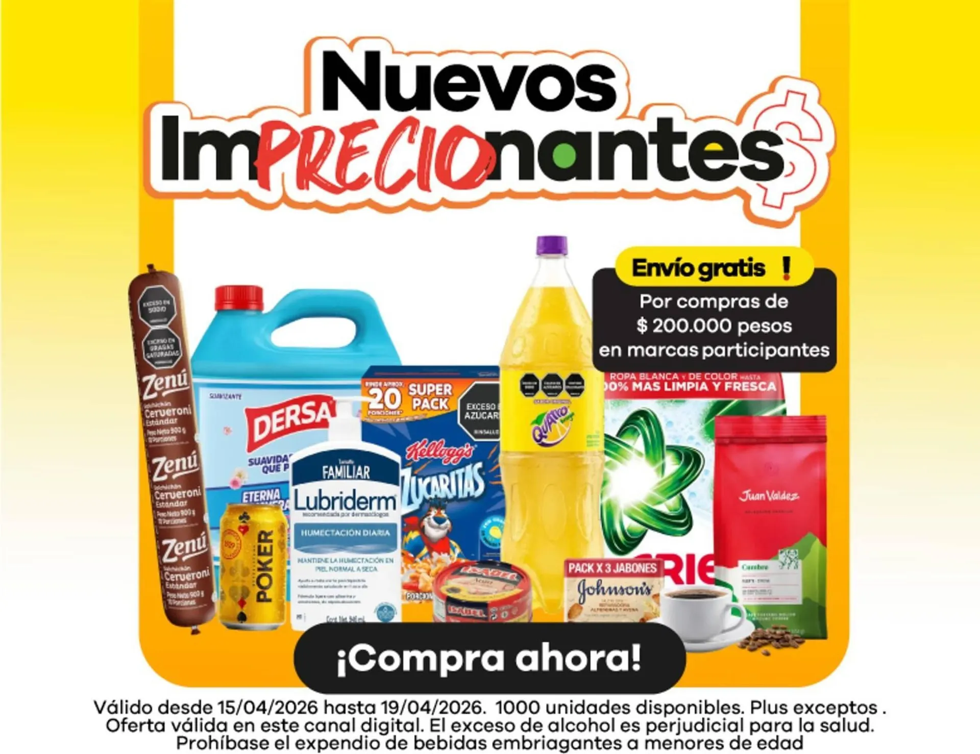 Catalogo de Catálogo Éxito 15 de abril al 19 de abril 2026 - Pag 1