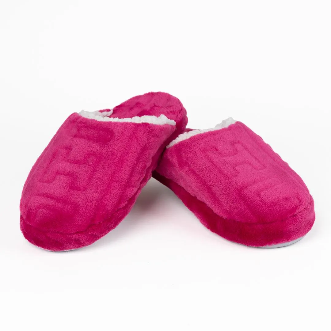 PANTUFLA DESTALONADA DAMA CH FUCSIA